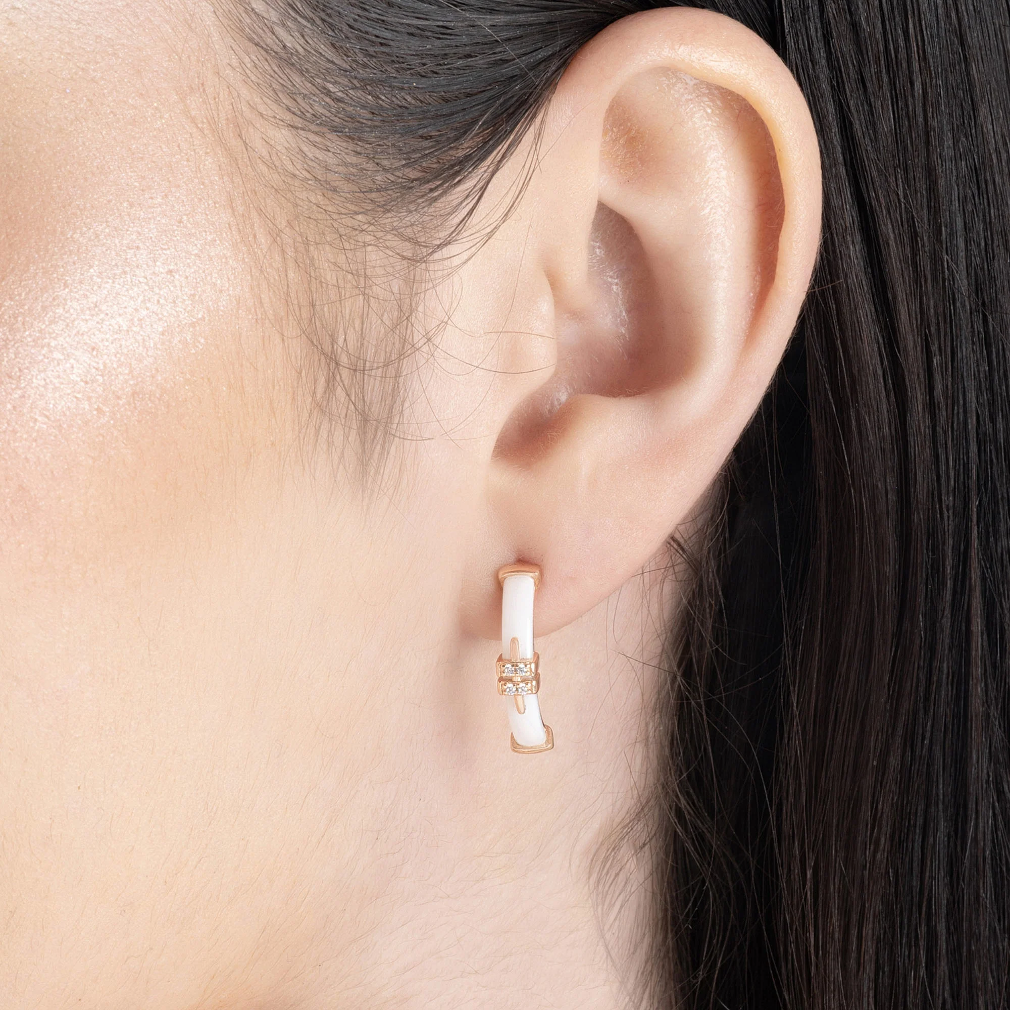 Band Hoop Earrings - Image 11