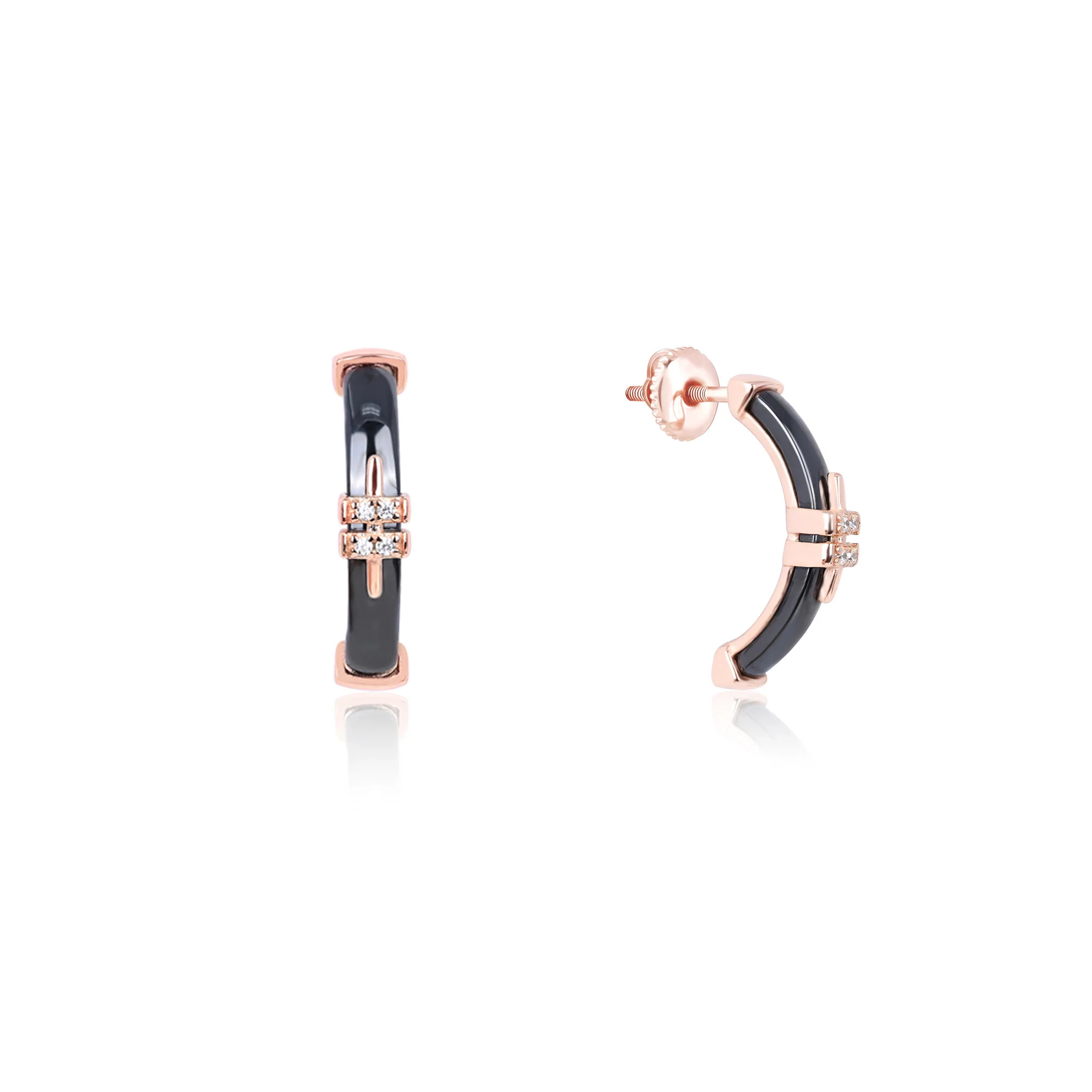 Band Hoop Earrings - Image 2