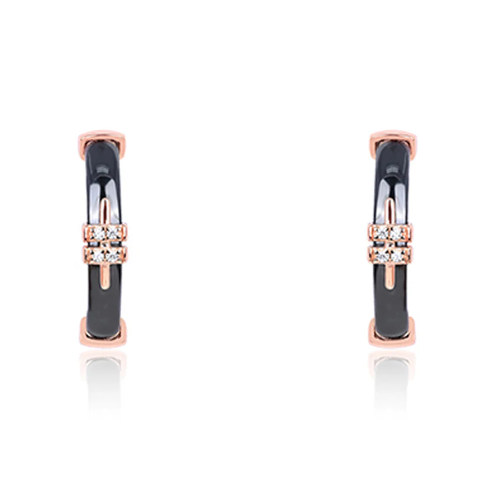 Band Hoop Earrings - Image 4