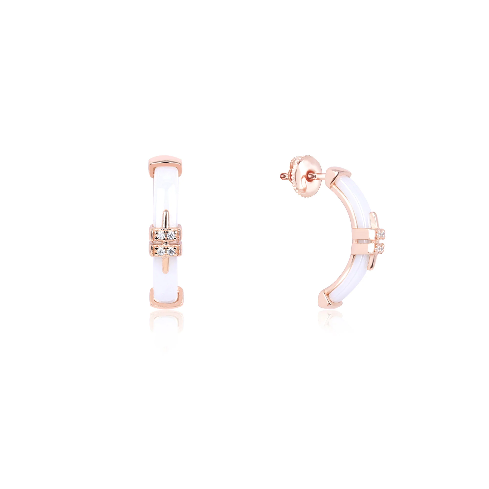Band Hoop Earrings - Image 8
