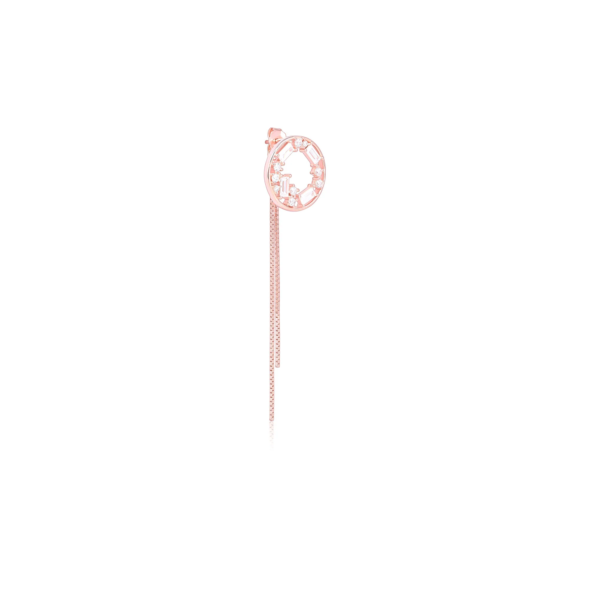 Bead Stone Threader Earrings - Image 6