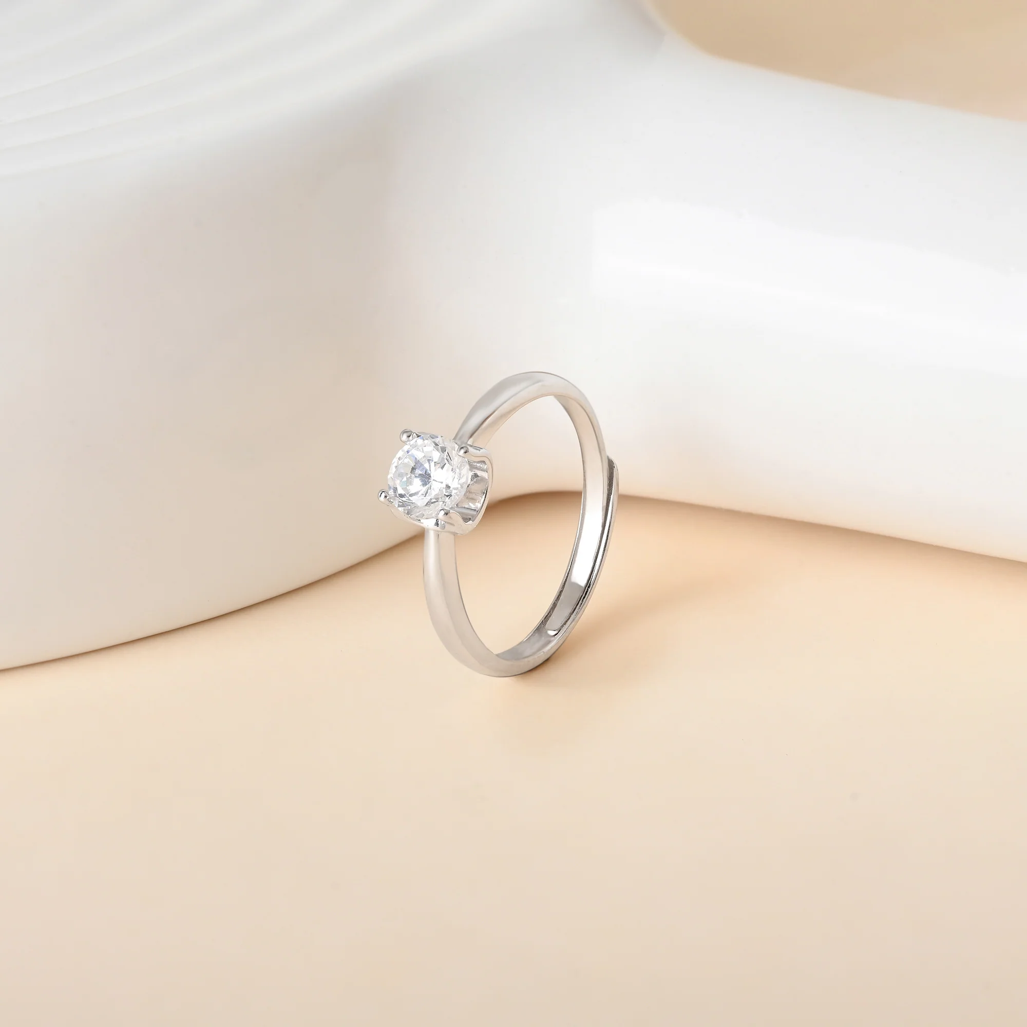 Bezel Solitaire Ring - Image 3