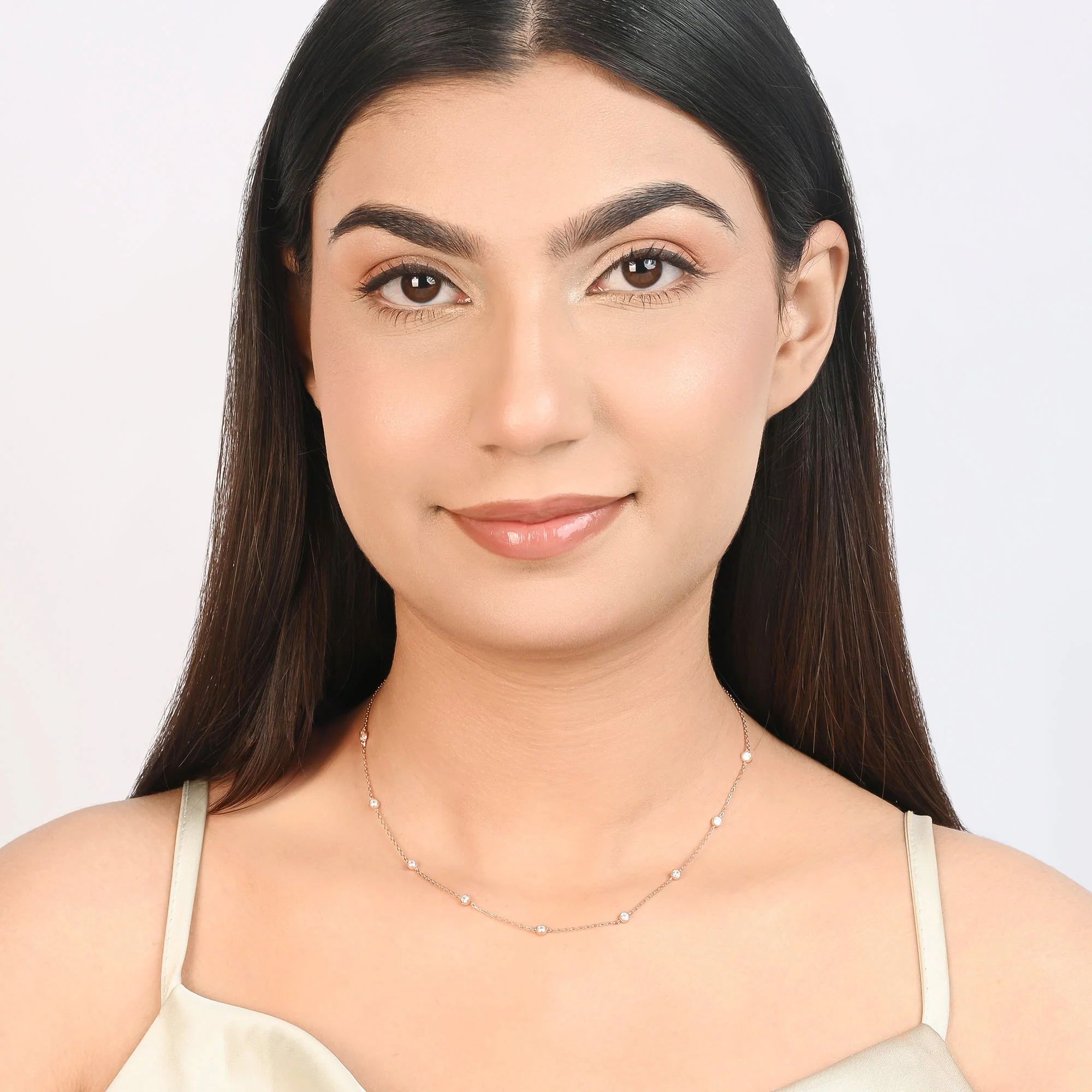 Bezel Spark Station Necklace - Image 3