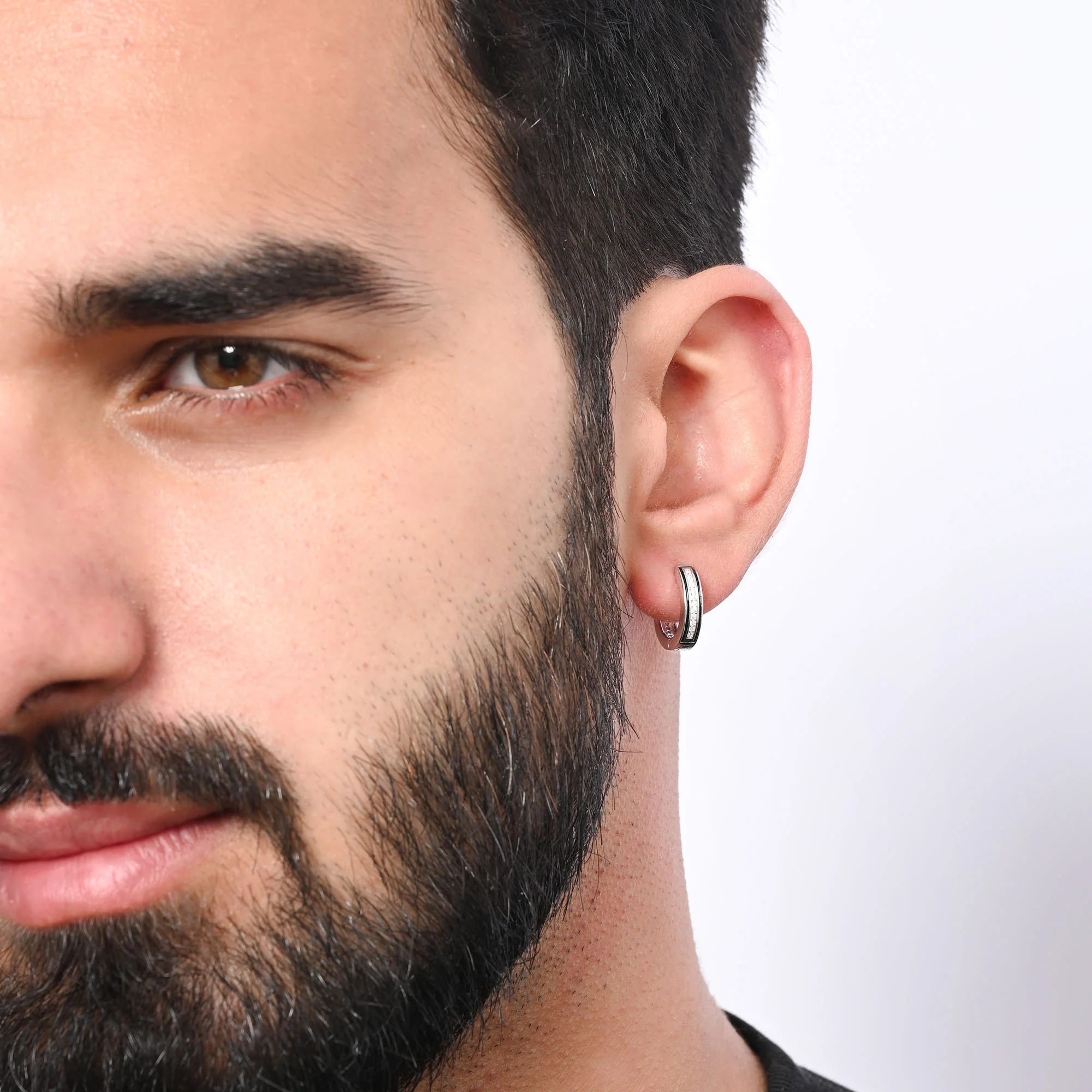 Black Edge Hoops - Image 3