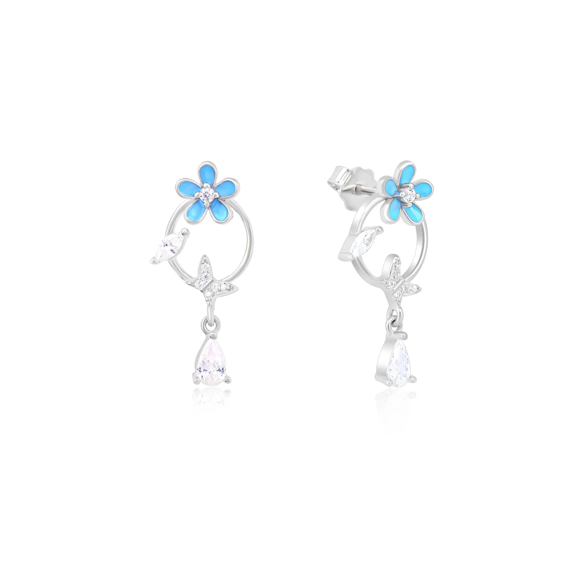 Bloom Charm Earrings - Image 2