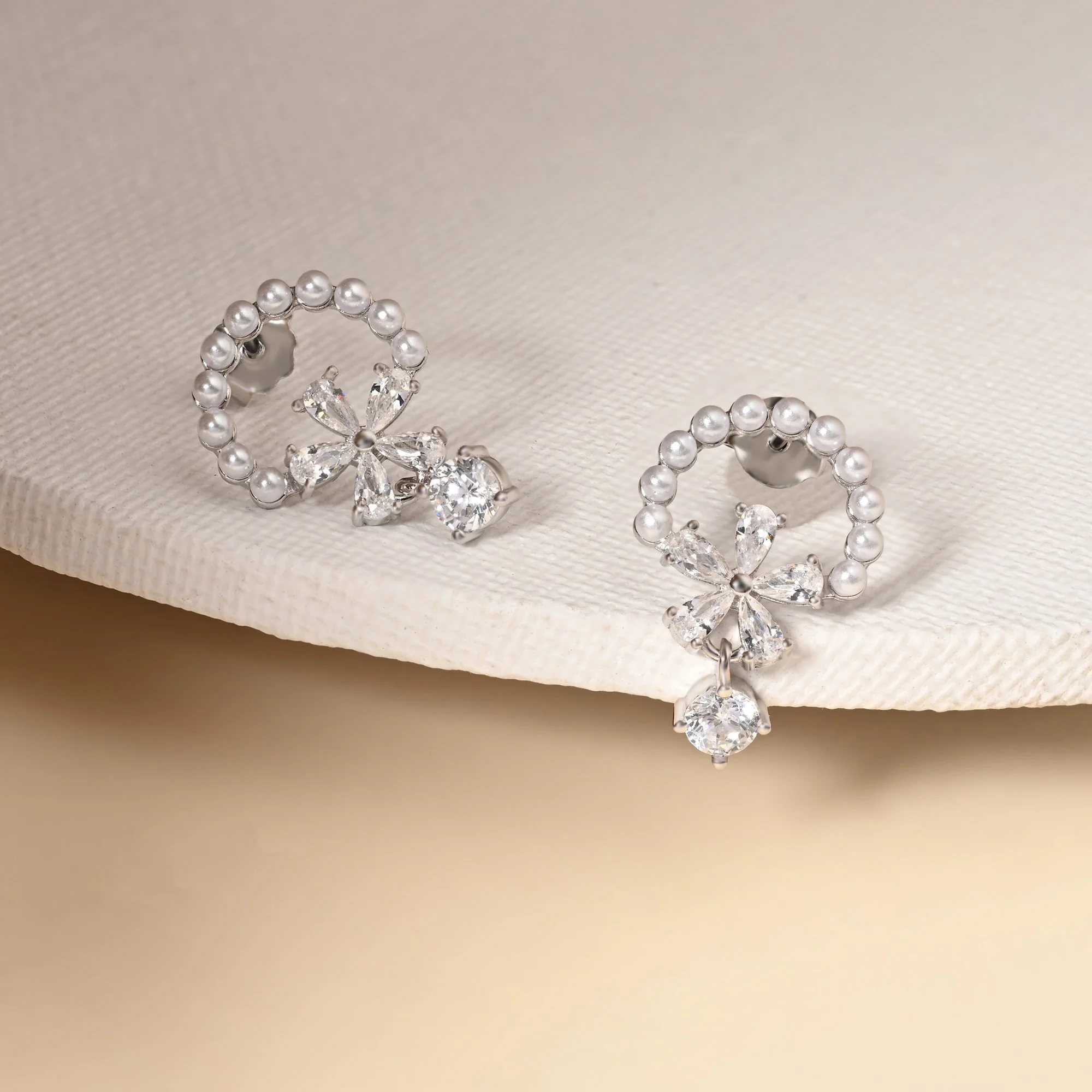 Blossom Arch Drop Earrings - Image 5