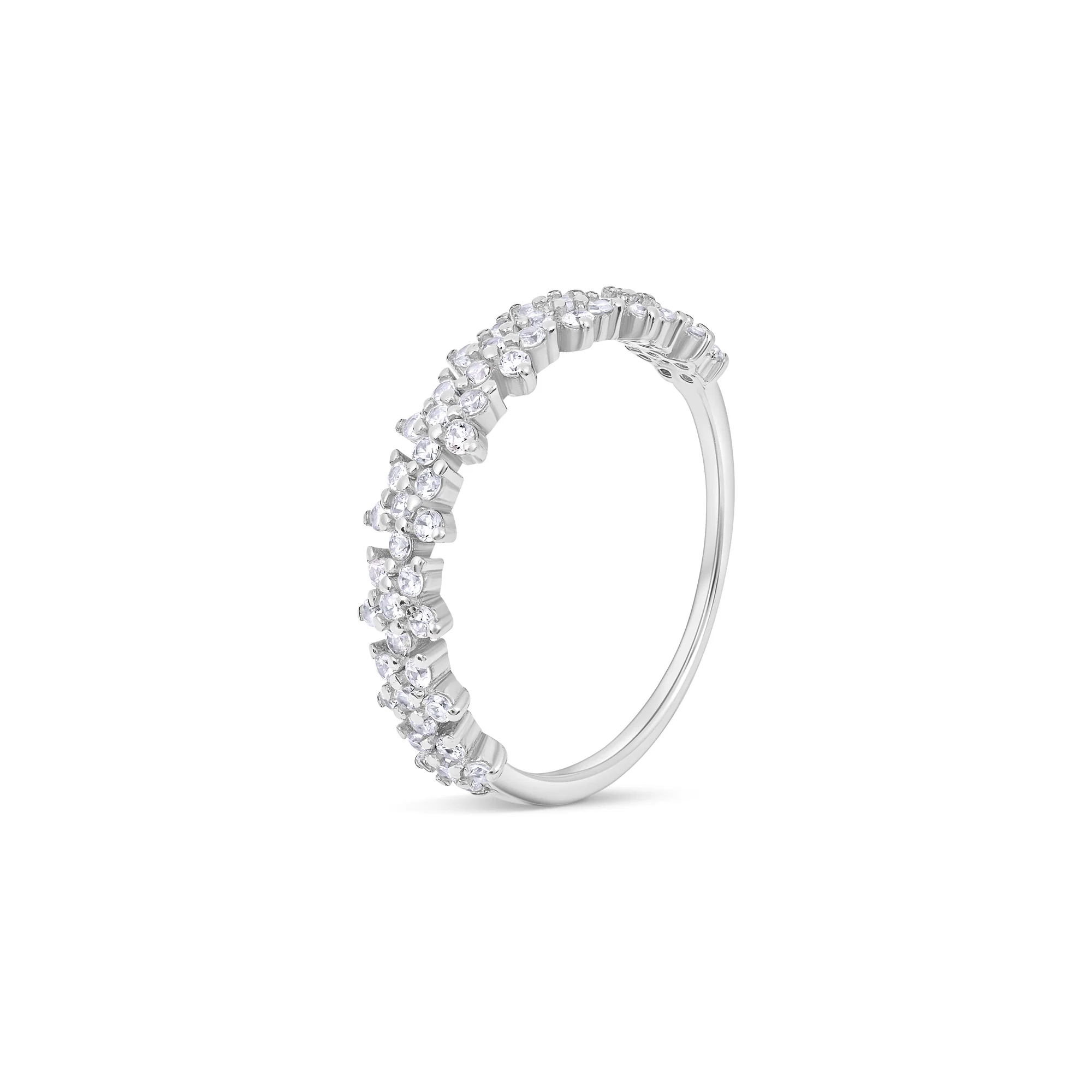 Blossom Curve Silver Ring - Image 4