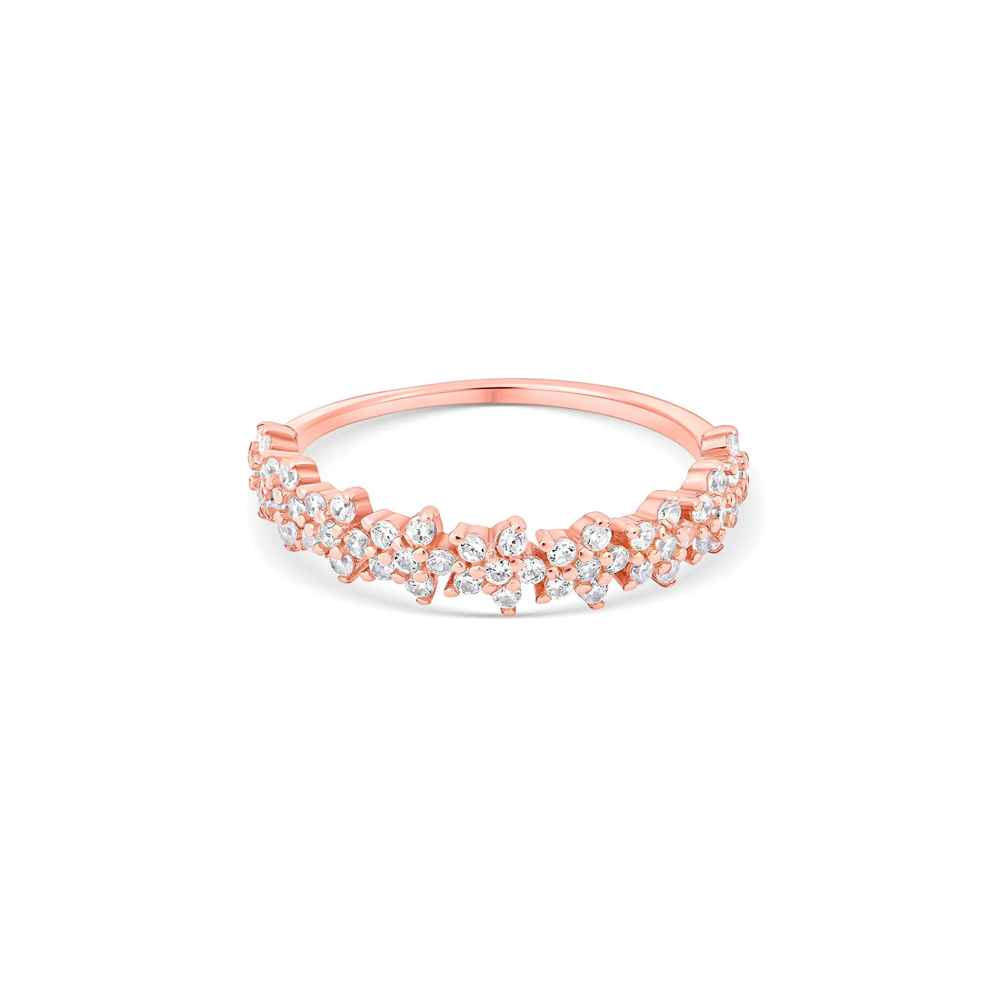 Blossom Curve Silver Ring - Image 6