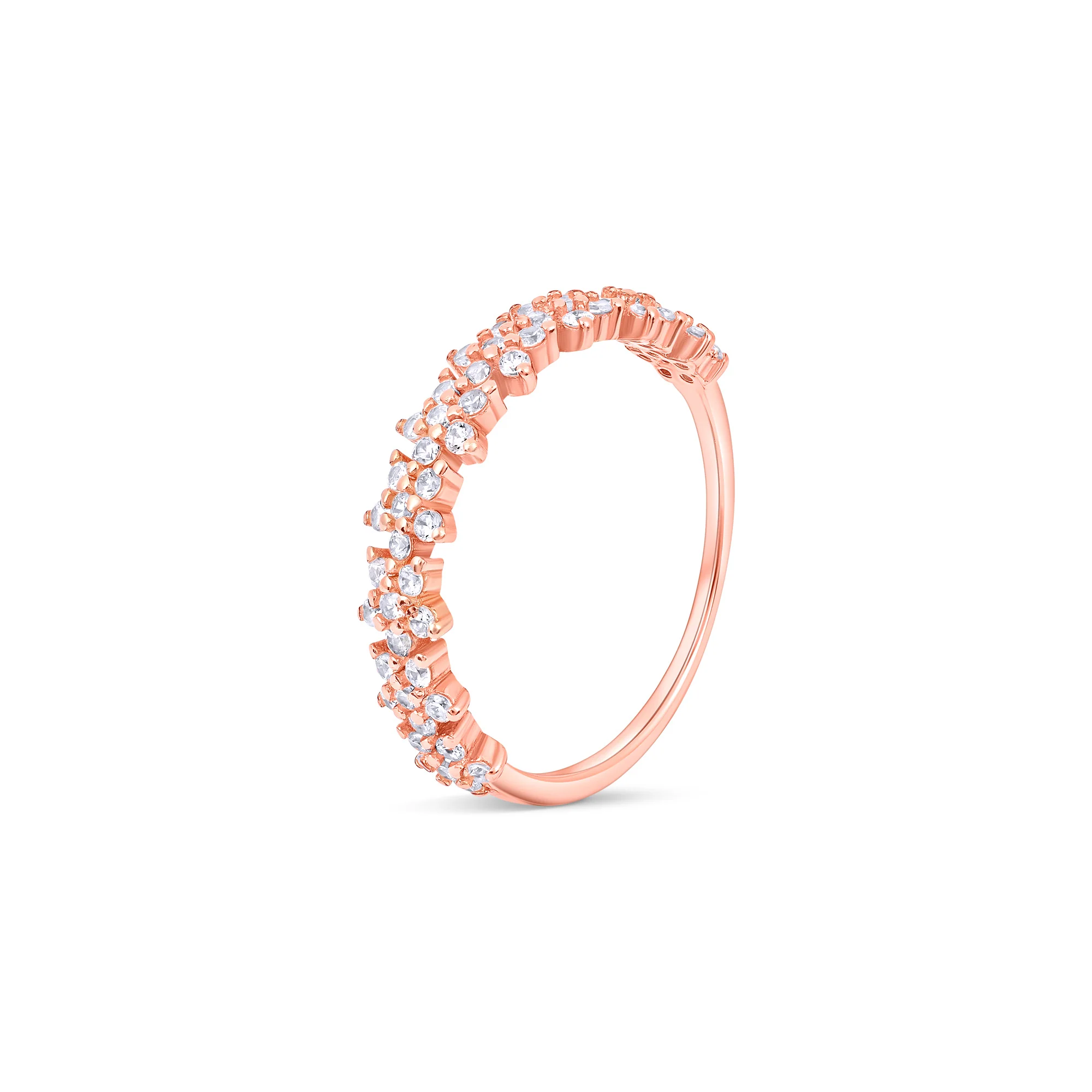 Blossom Curve Silver Ring - Image 9