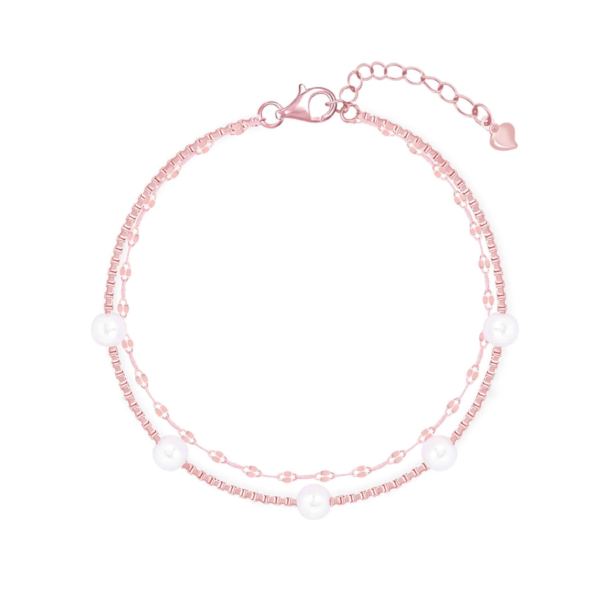 Blush Pearl Silver Bracelet - Image 2