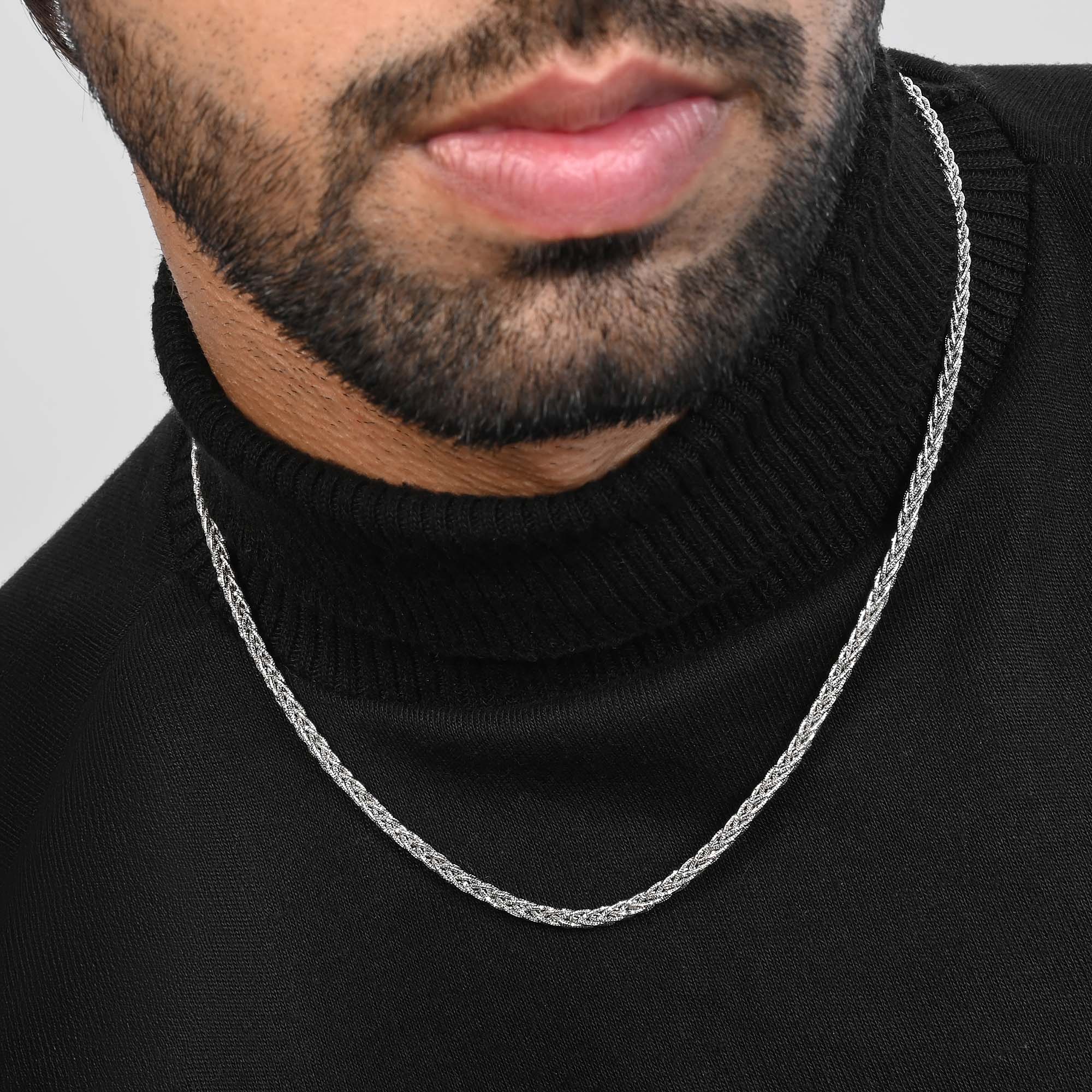 Braided Helix Silver Chain - Image 2
