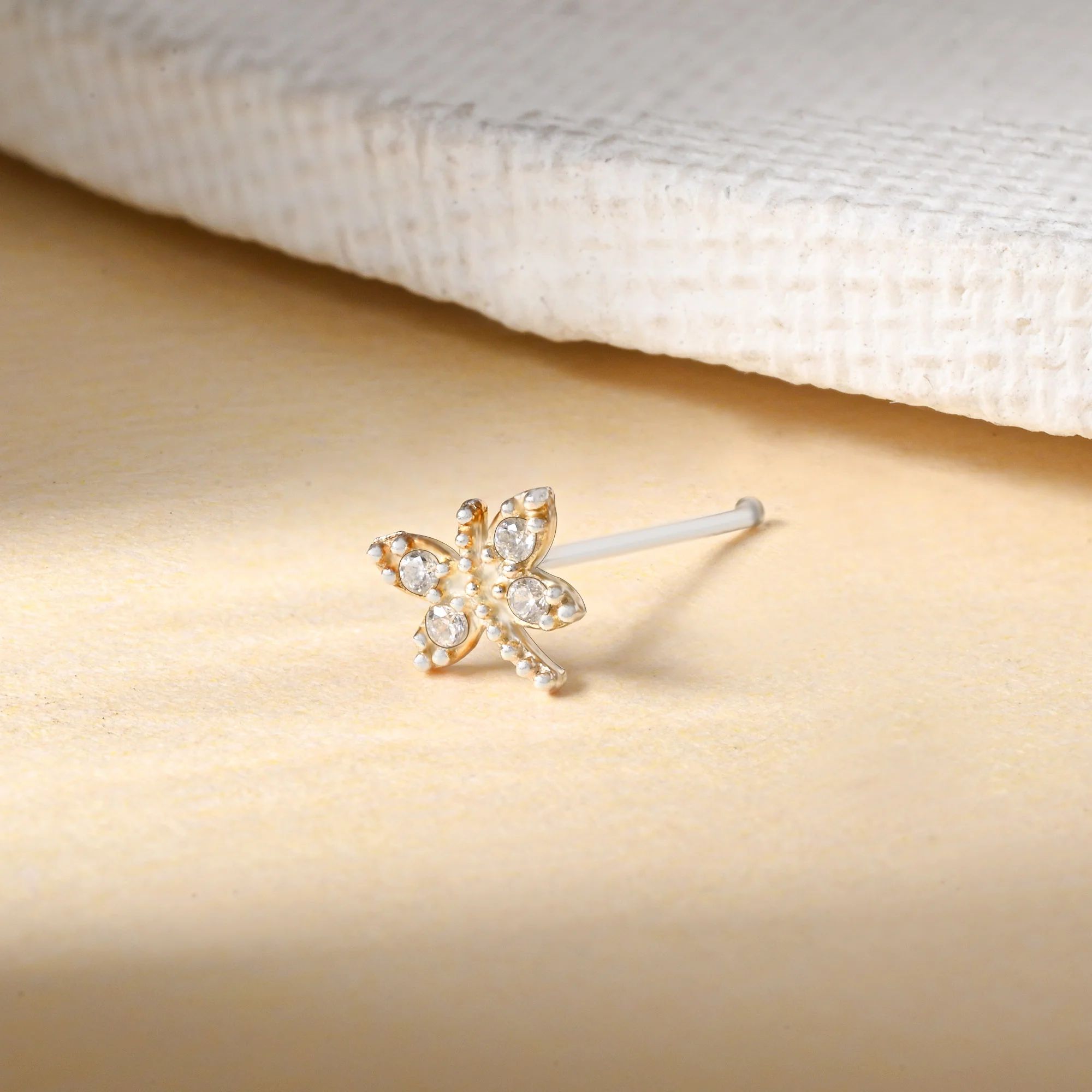 Butterfly Bling Nose Pin
