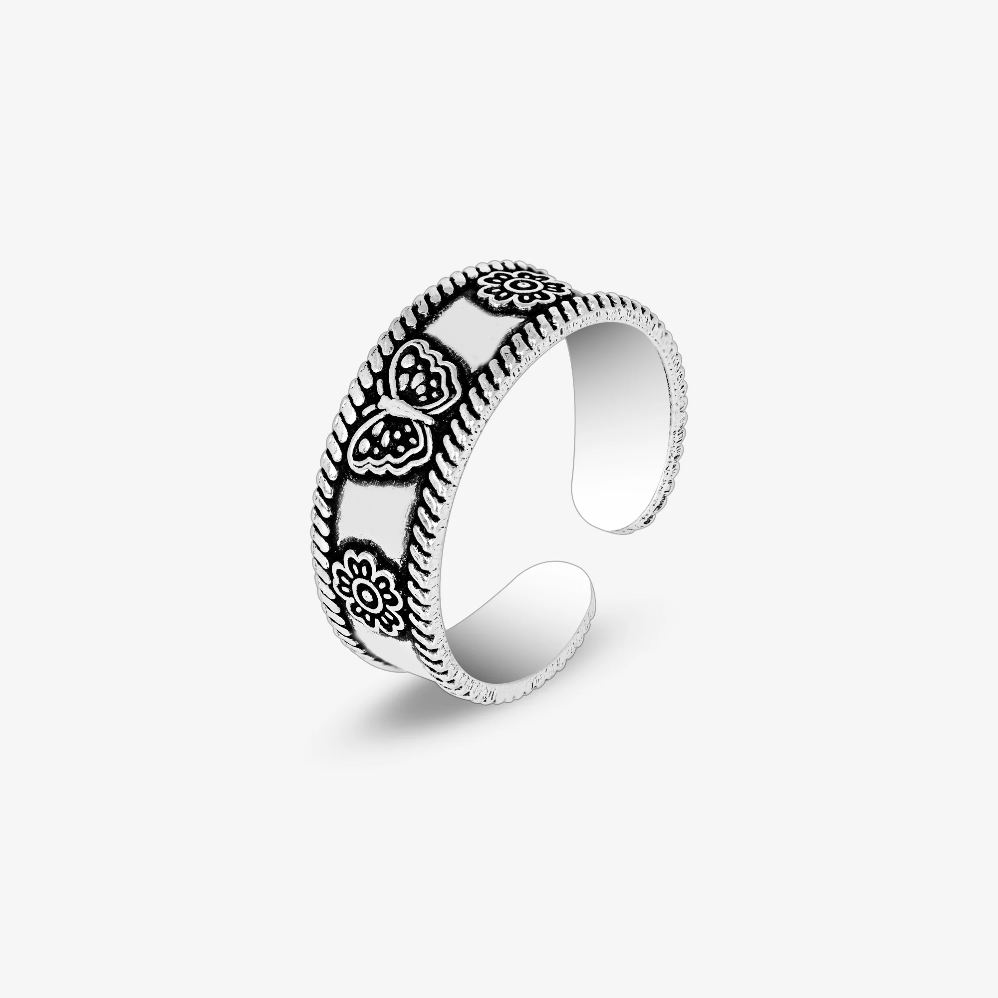 Butterfly Motif Toe Ring - Image 5