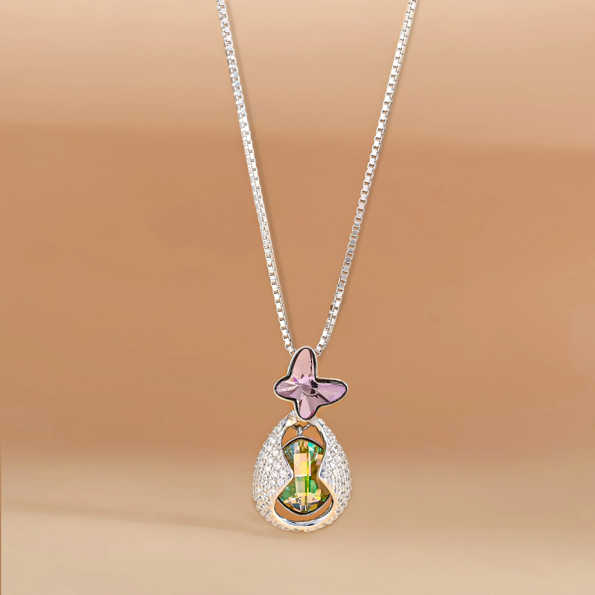 Butterfly Prism Necklace