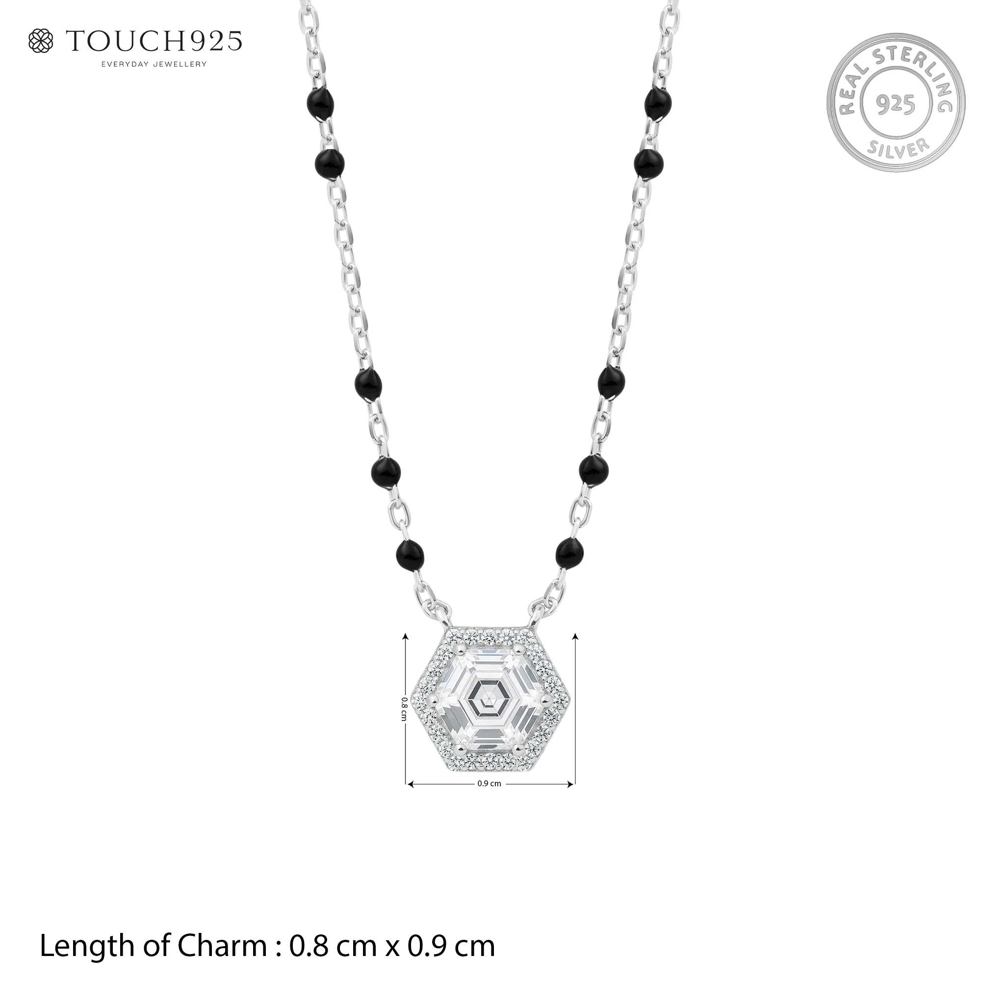 Celeste Hex Halo Mangalsutra - Image 6