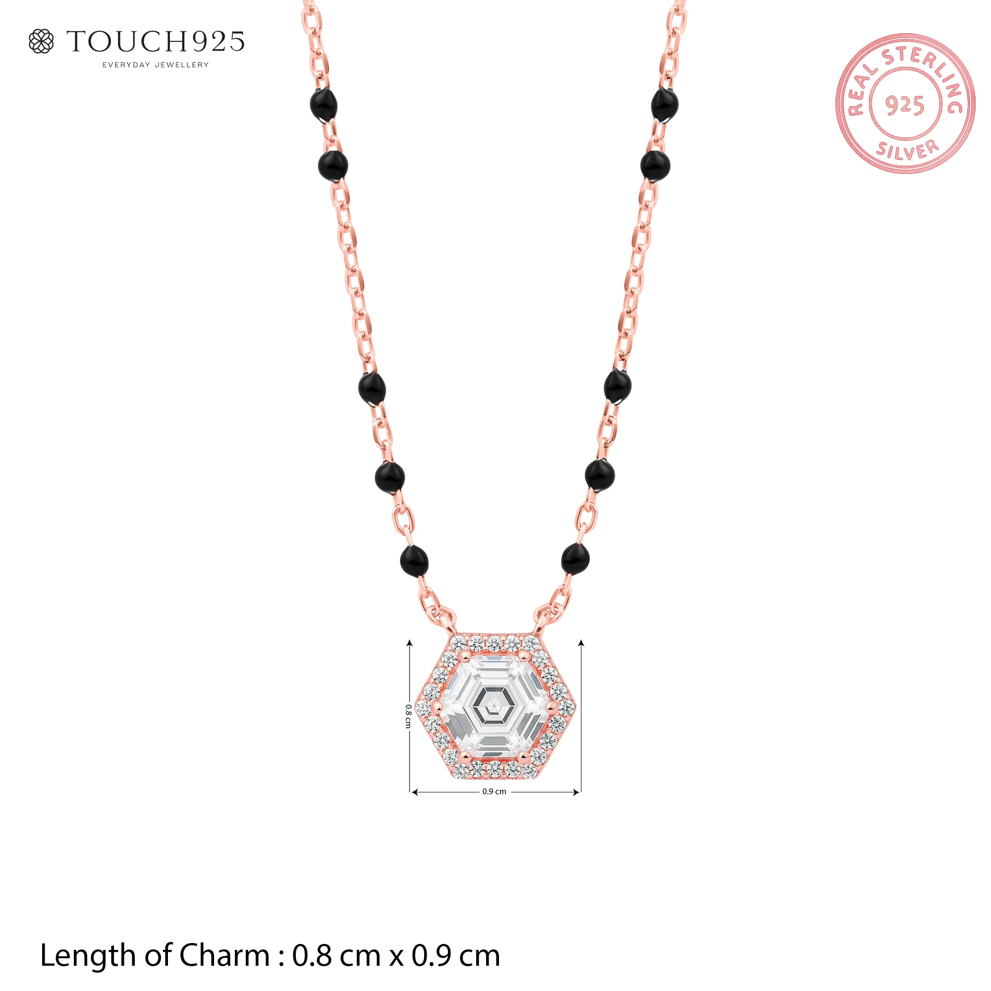Celeste Hex Halo Mangalsutra - Image 12