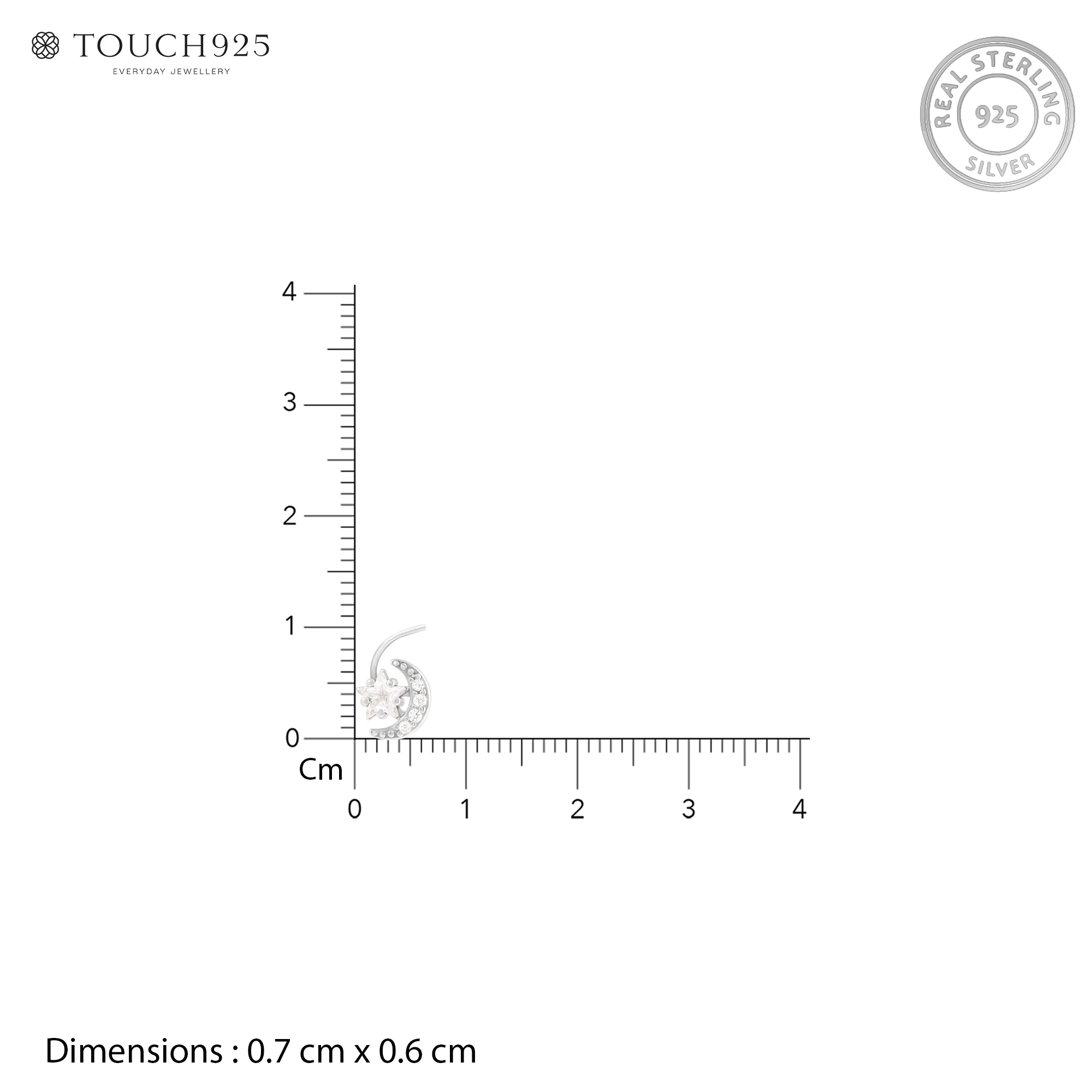 Celestial Duo Nose Pin - Image 6