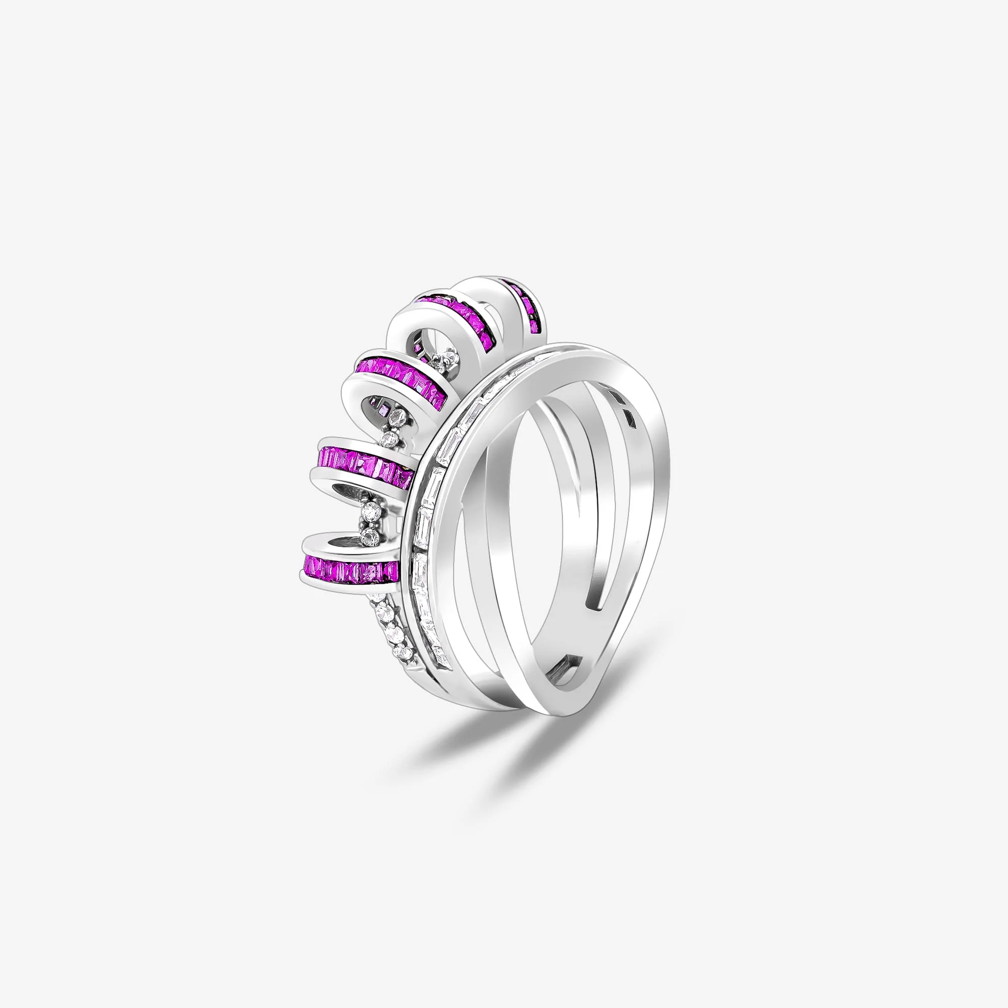 Cerulean Elegance Silver Ring - Image 11