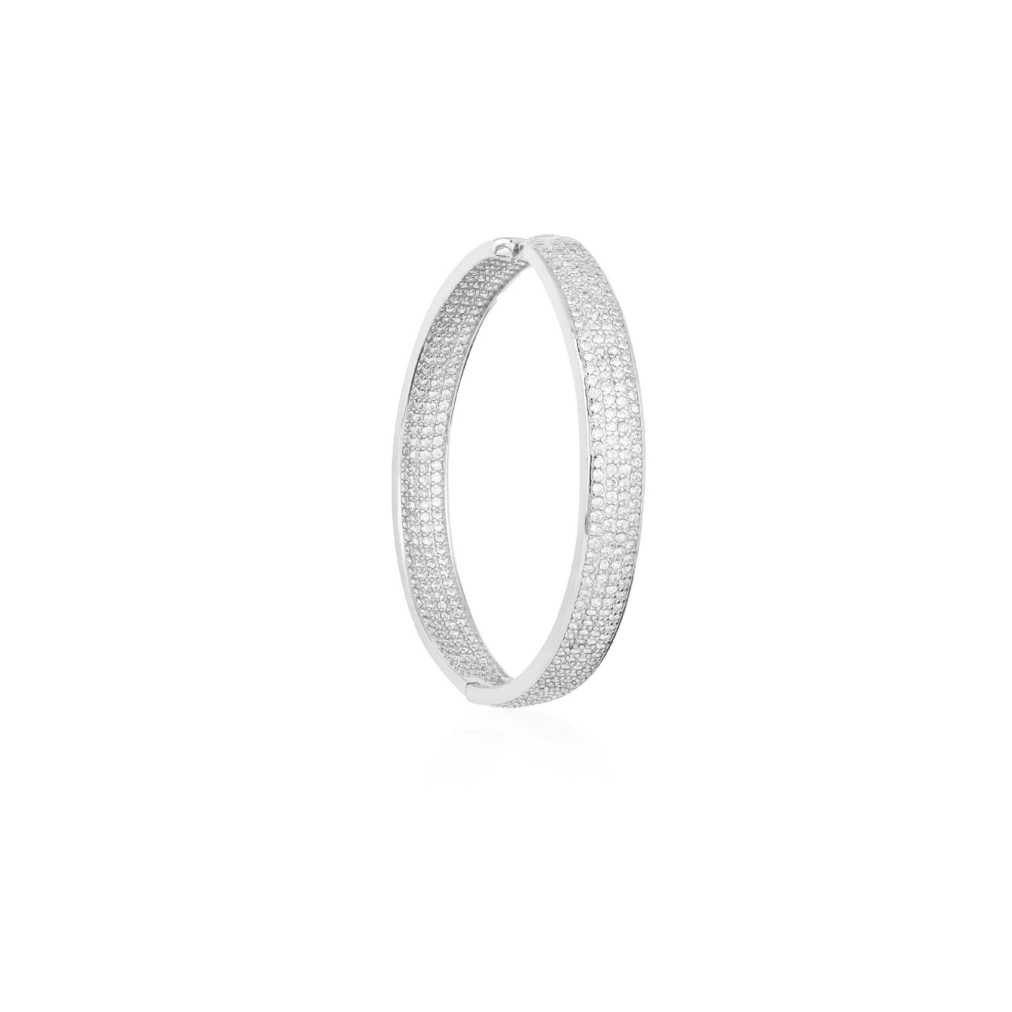 Chunky CZ-Studded Hoops - Image 11