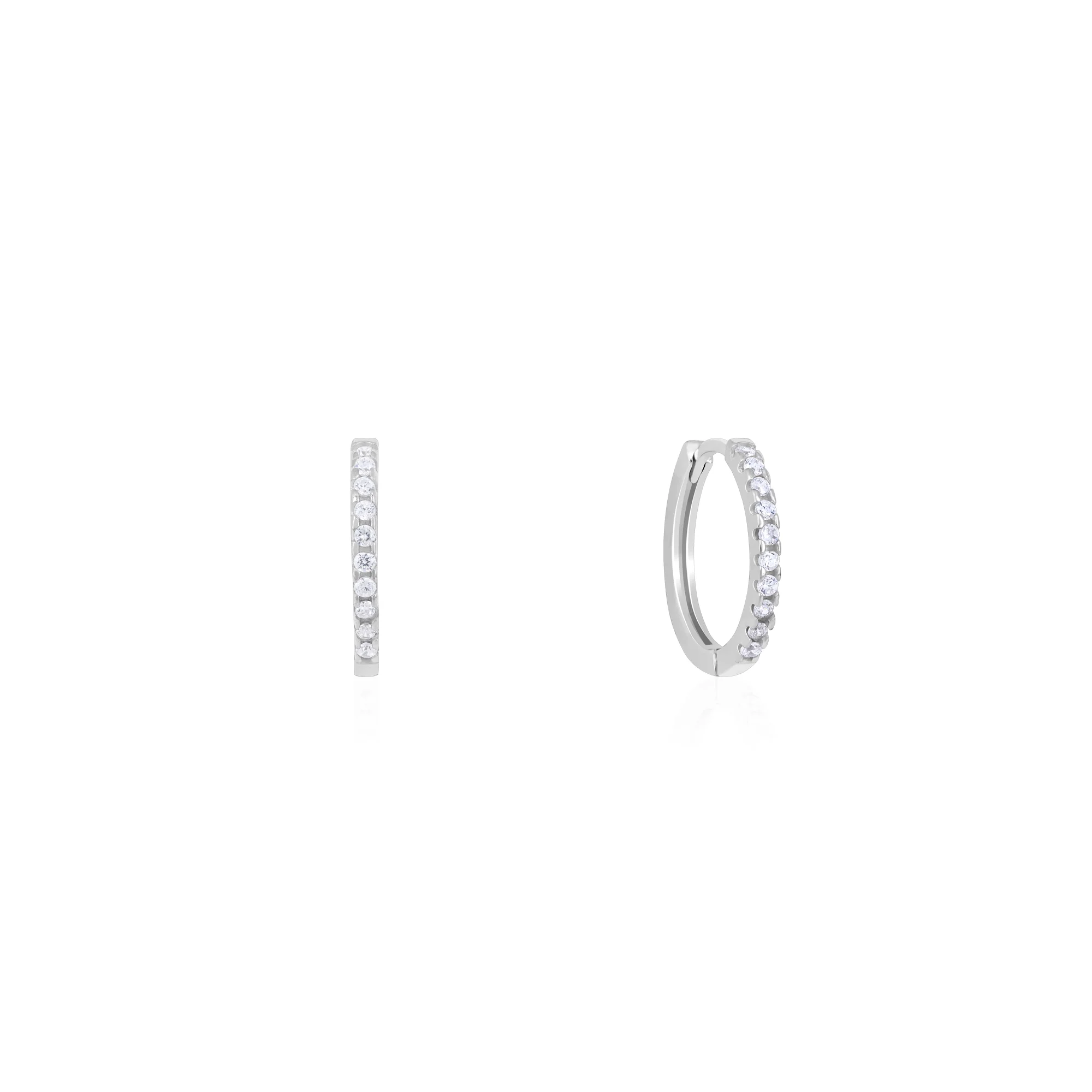 Circular Hoop Earrings - Image 2