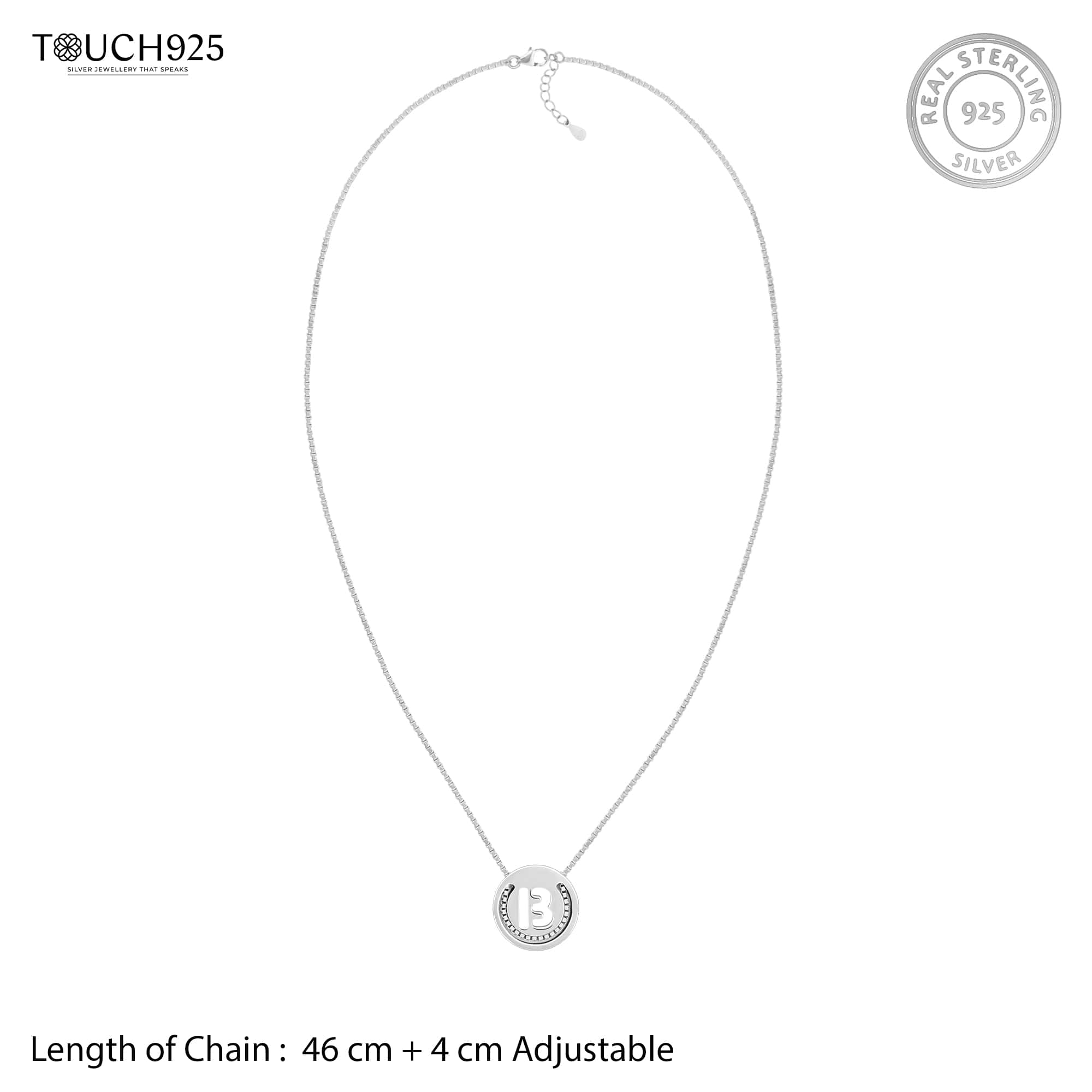 Circular Initial 'B' Necklace - Image 6