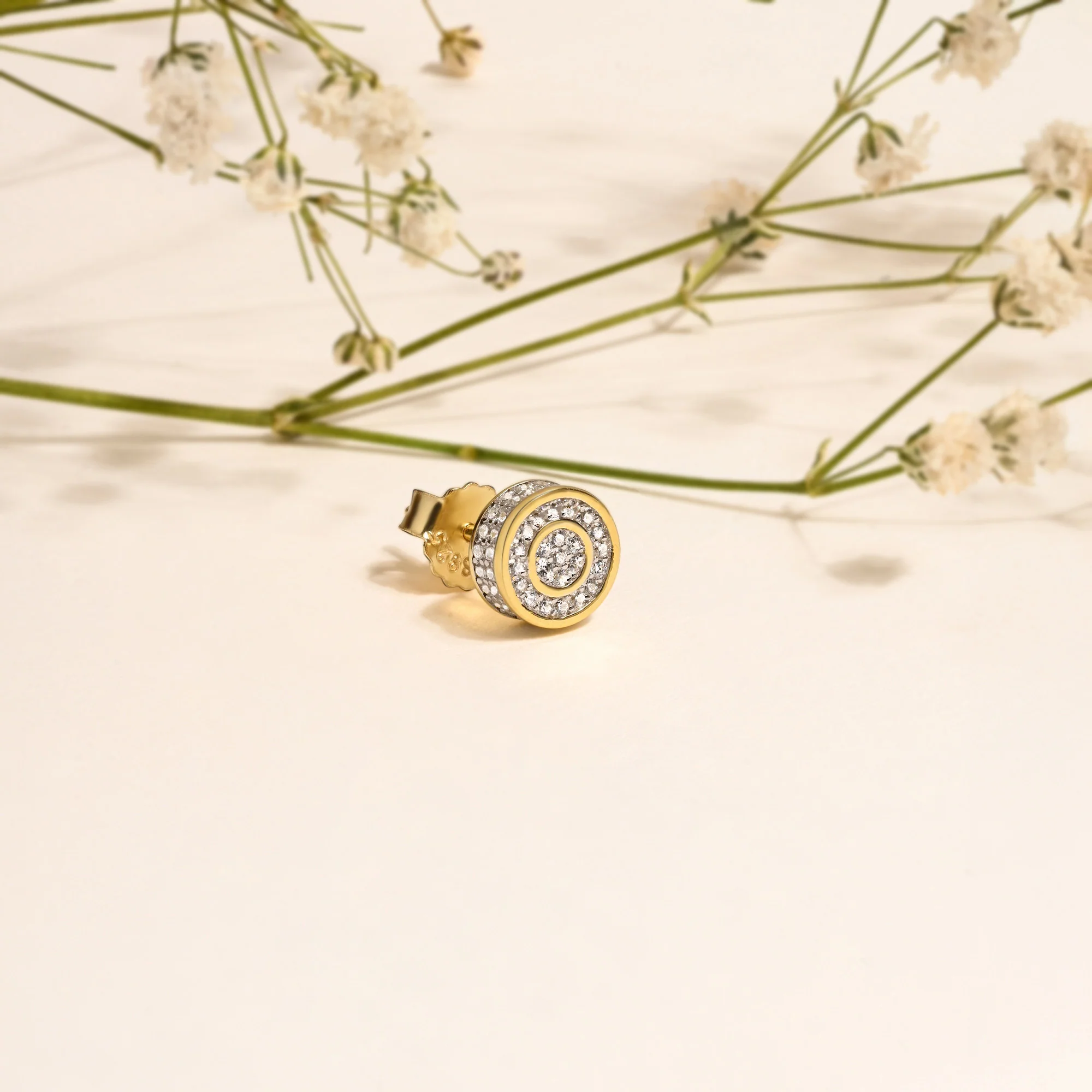 Circular Silver Studs - Image 8