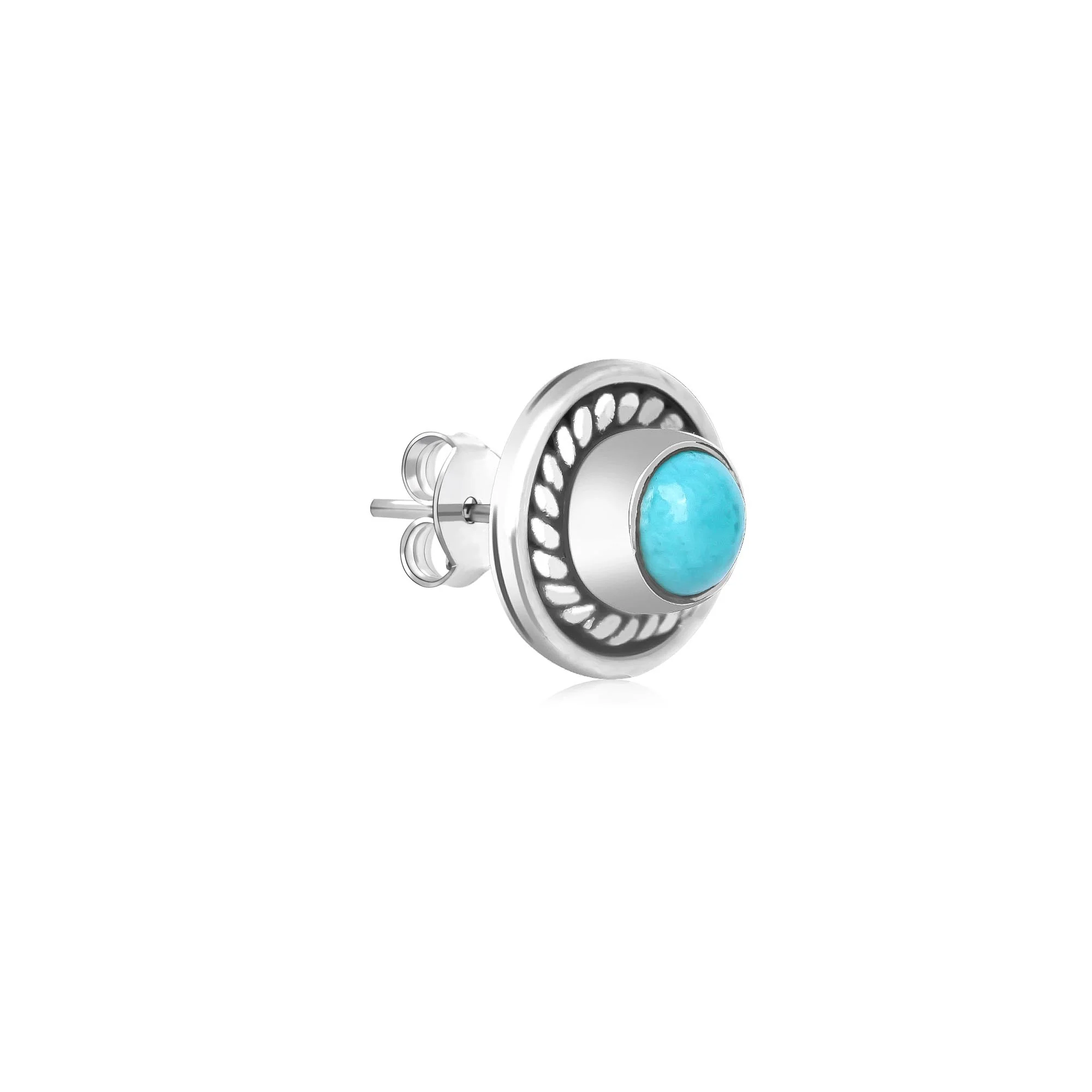 Circular Stone Studs - Image 5