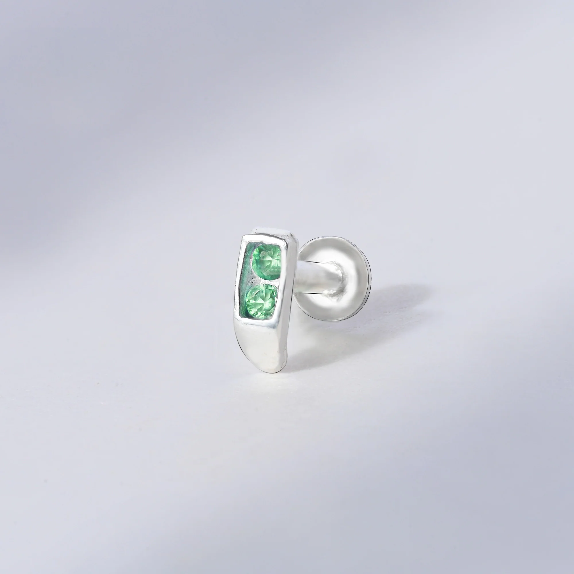 Classic Bar Silver Nose Pin - Image 17