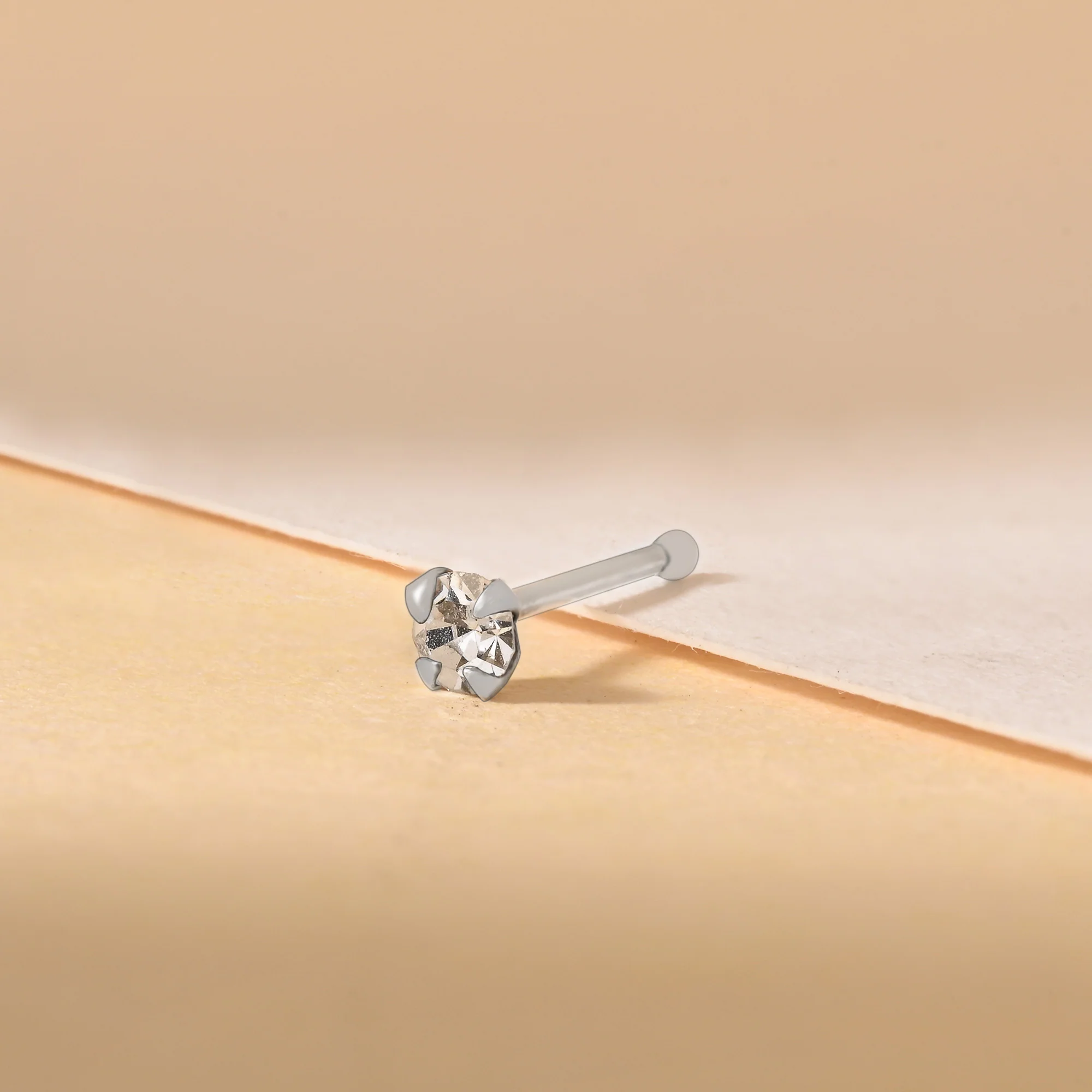 Classic CZ Nose Pin - Image 3