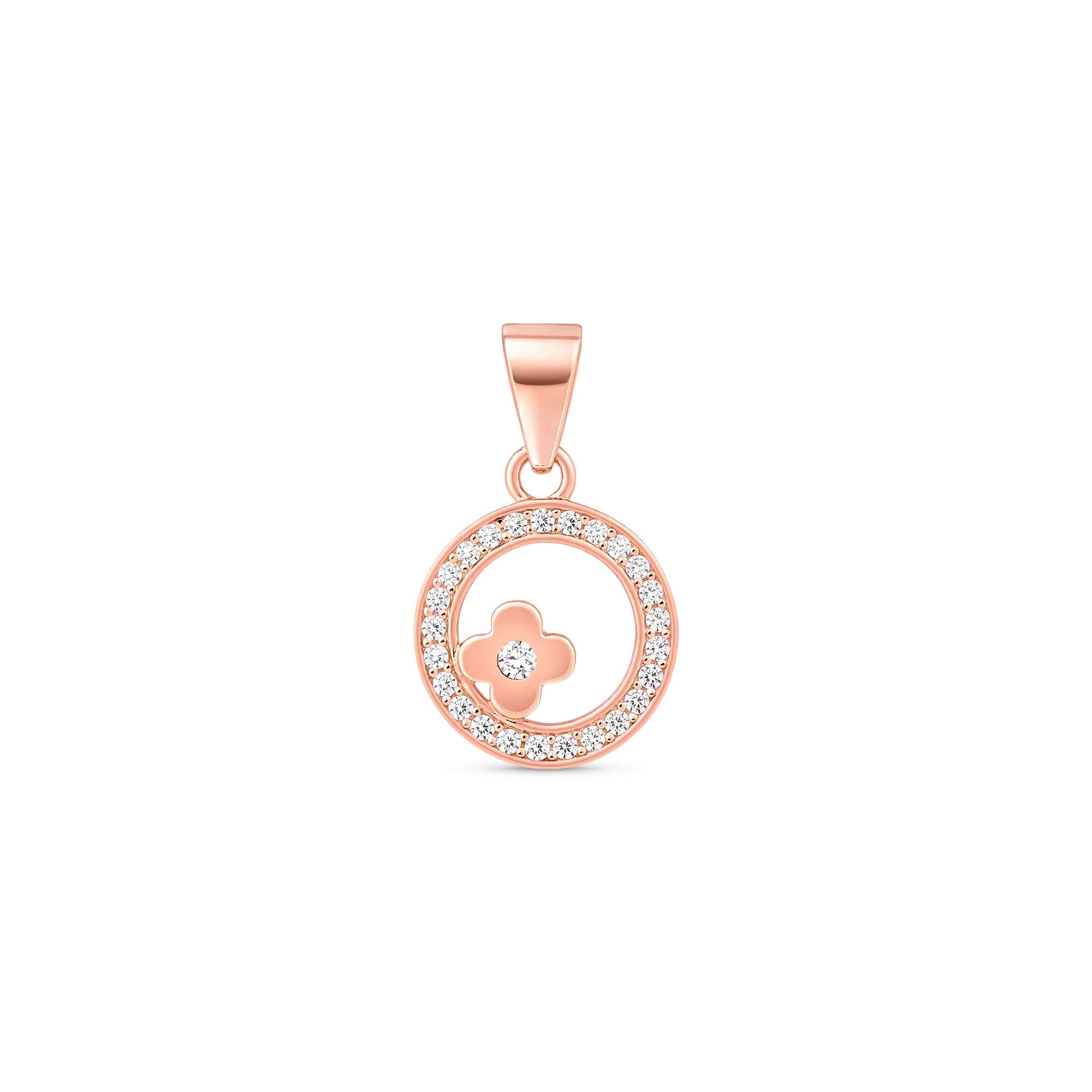 Clover Orbit Silver Pendant - Image 2