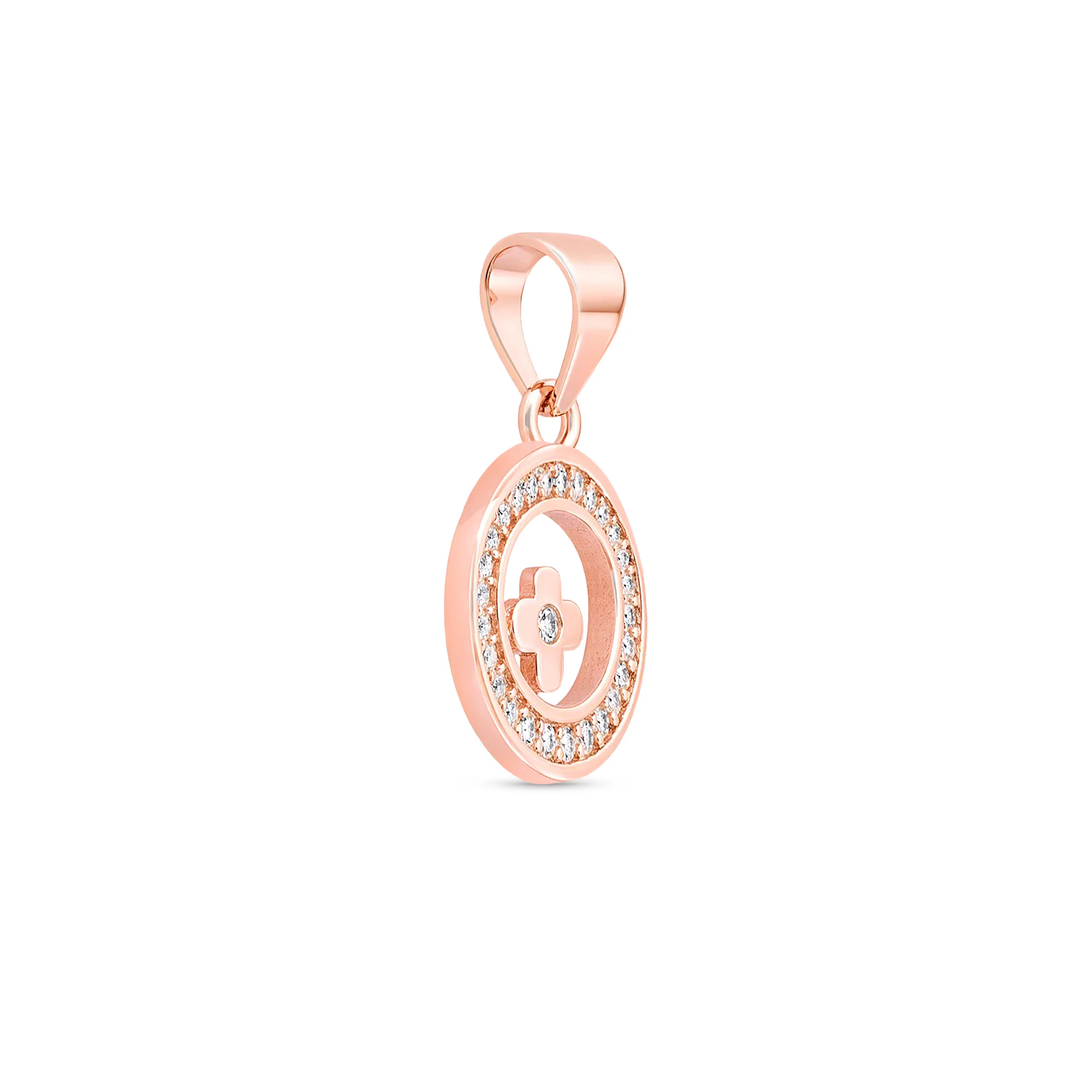 Clover Orbit Silver Pendant - Image 4