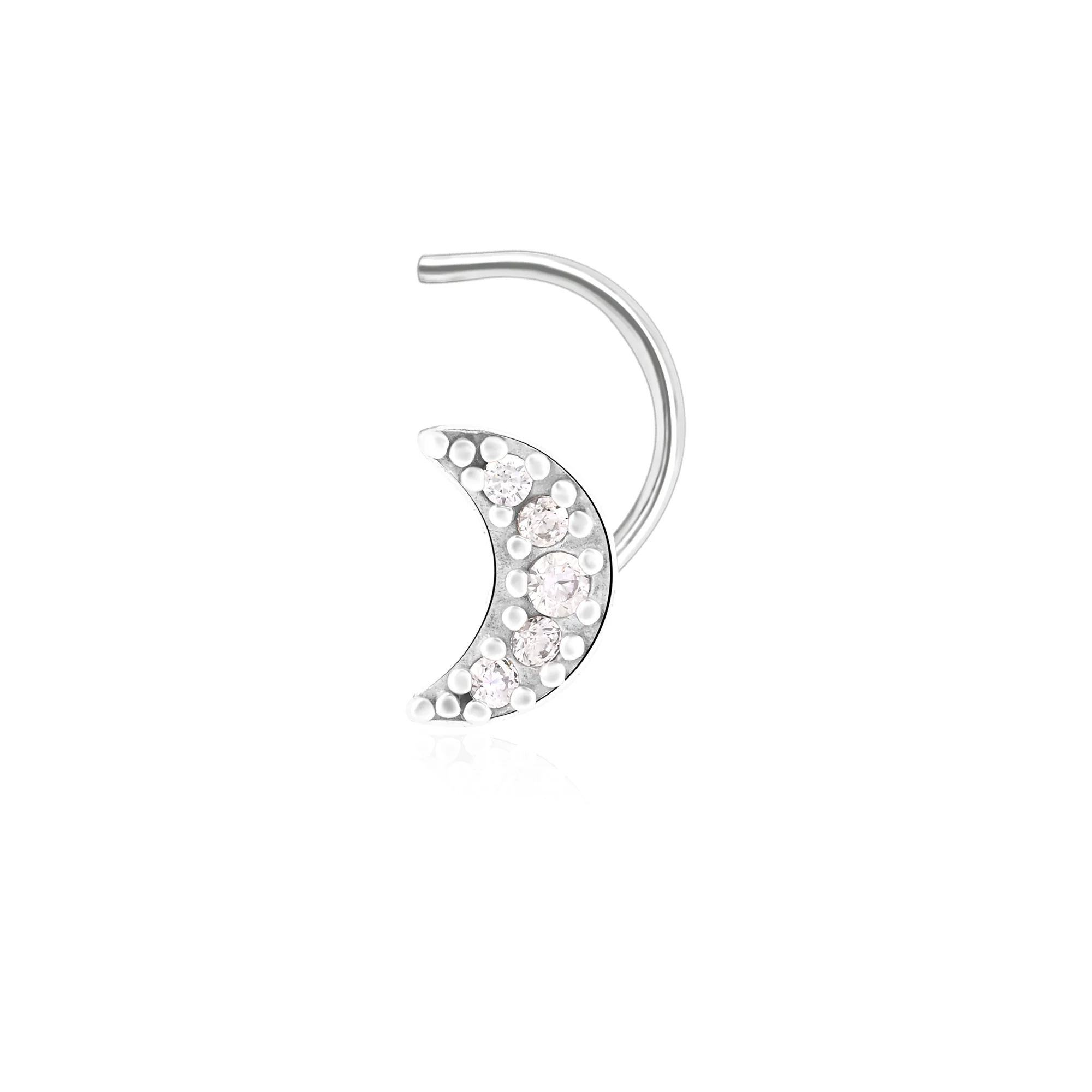 Crescent Glow Nose Pin - Image 4