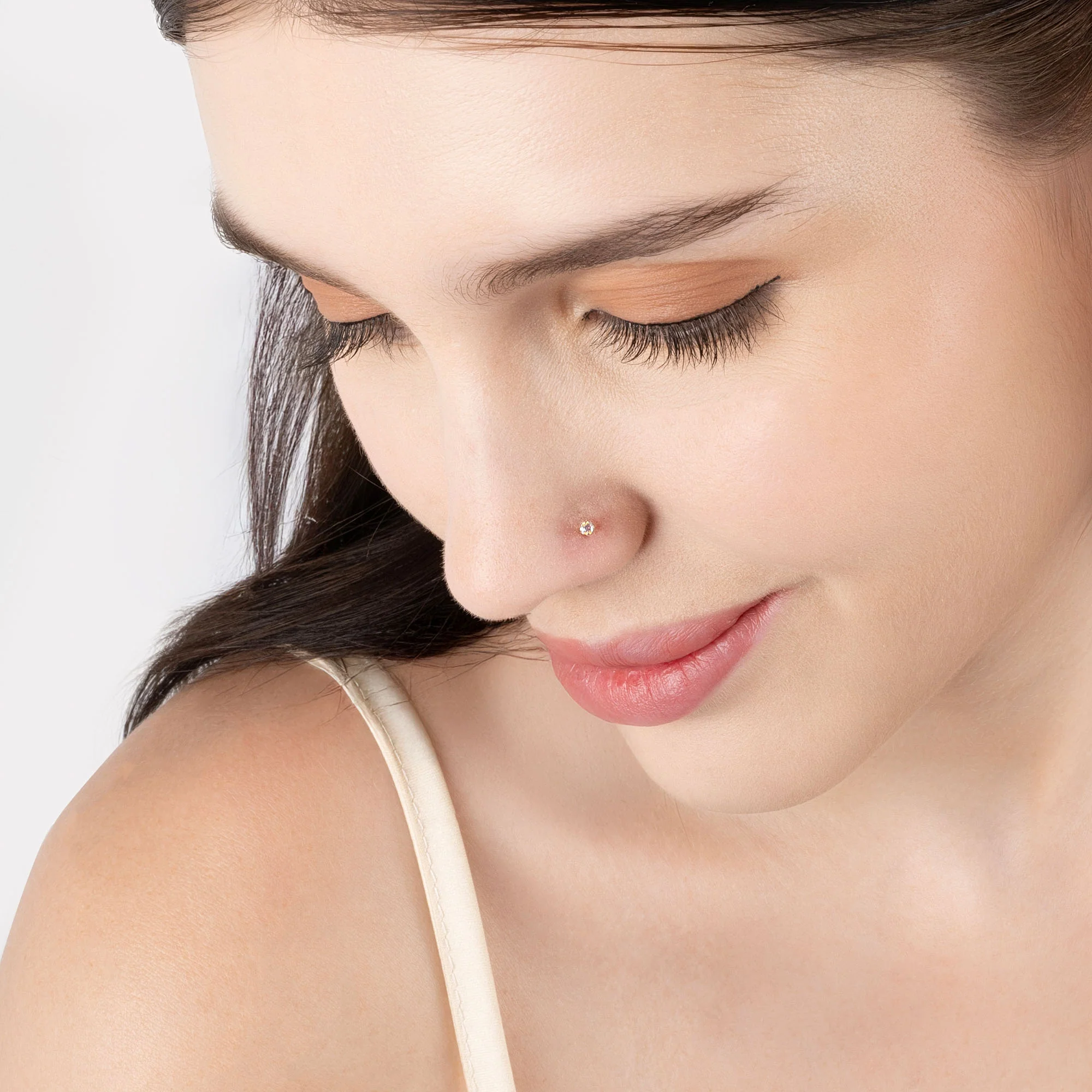 Crystal Glow Nose Pin - Image 3