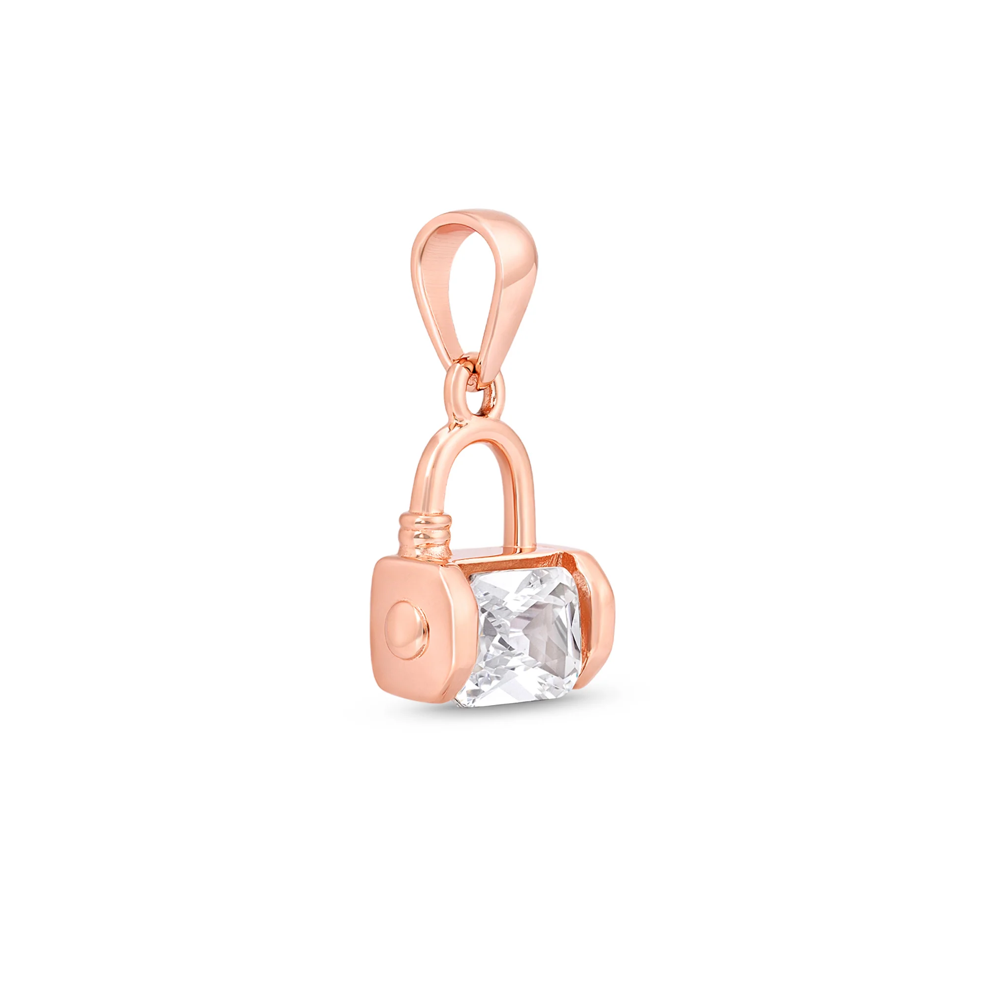 Crystal Lock Silver Pendant - Image 4