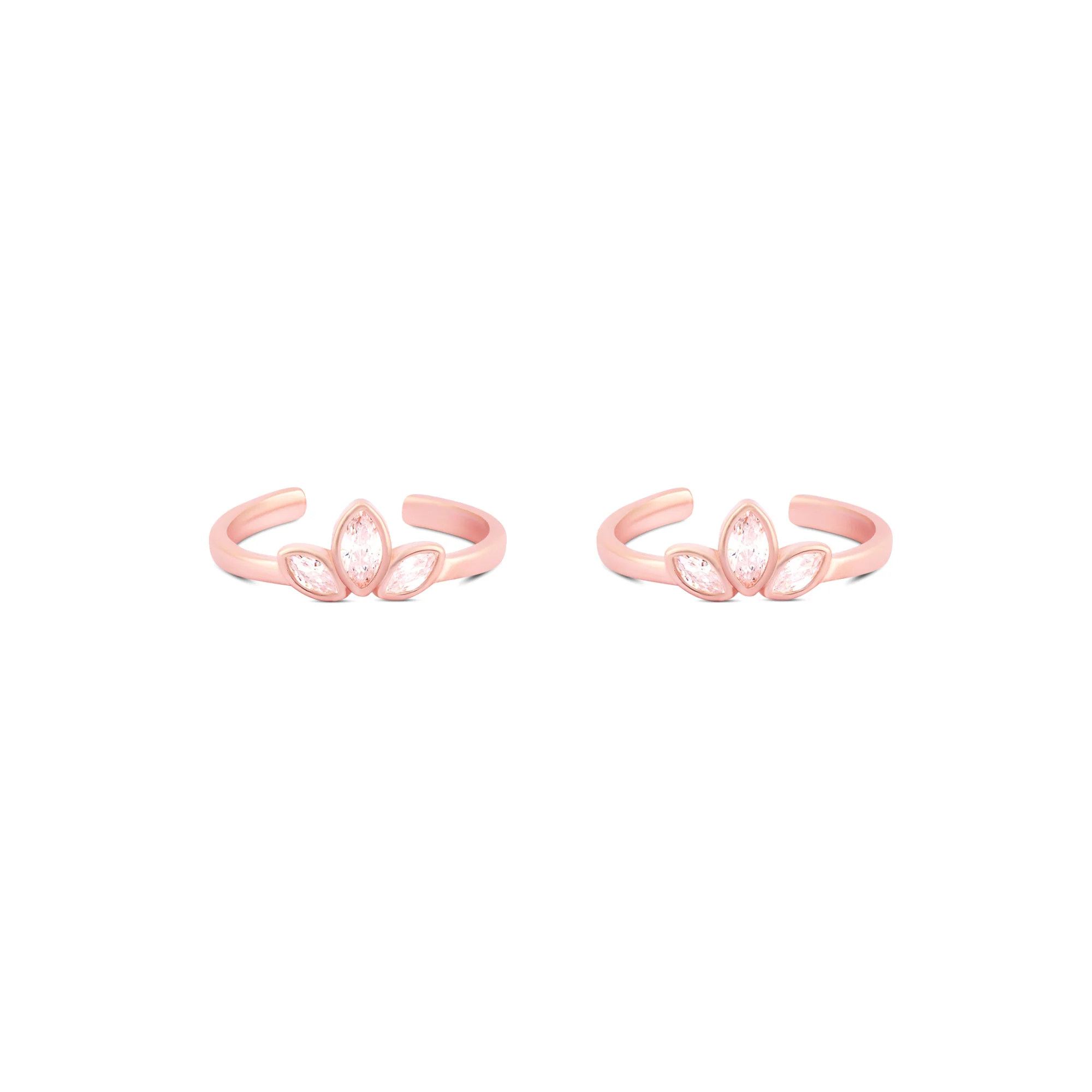 Crystal Sprout Toe Ring - Image 2