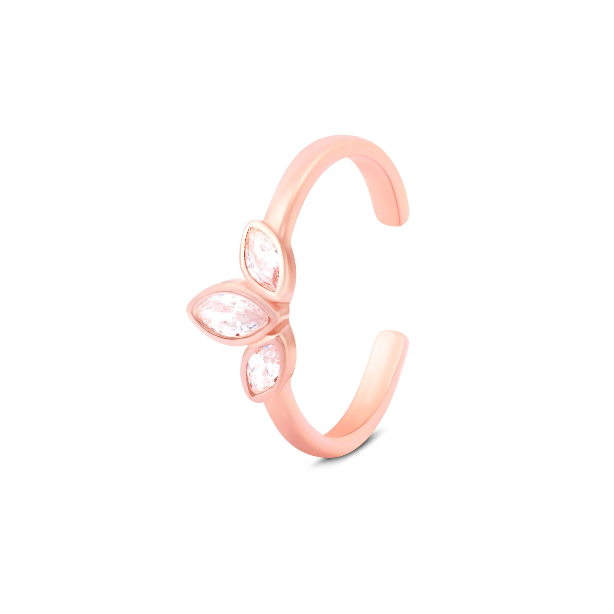 Crystal Sprout Toe Ring - Image 5