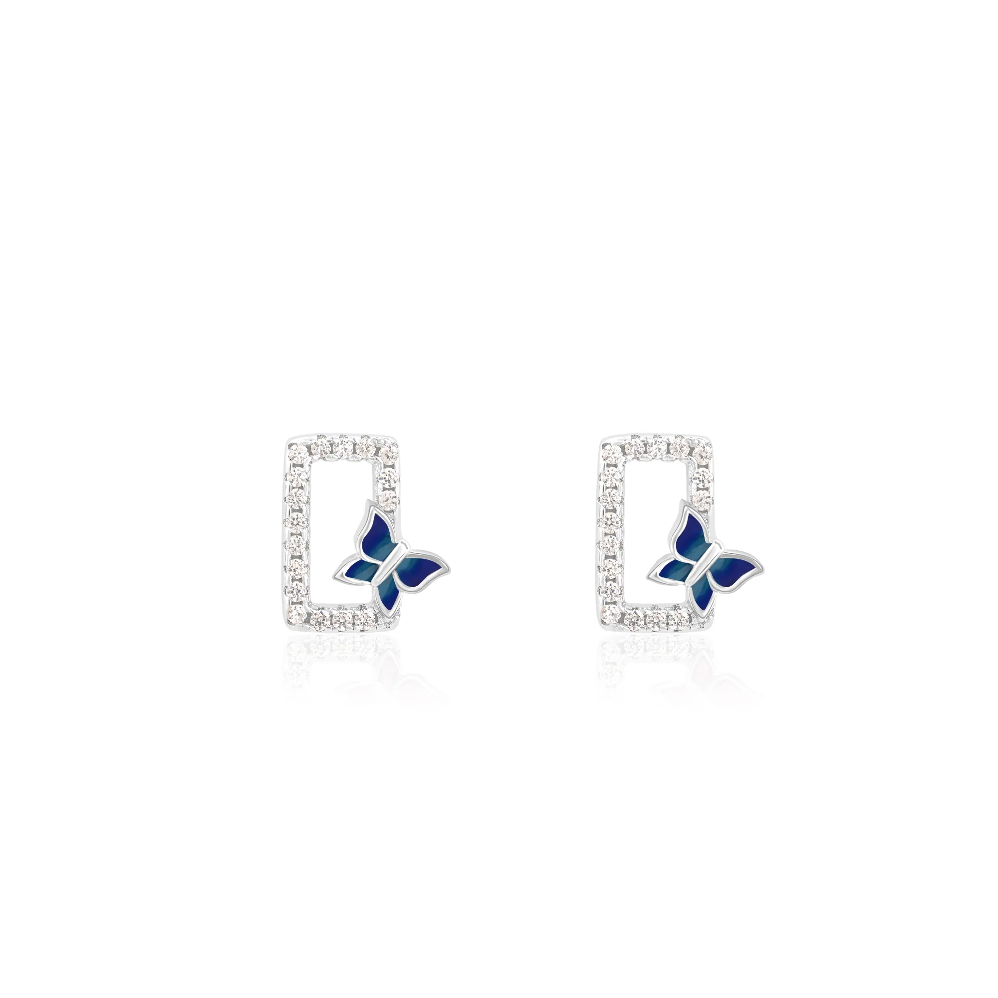 CZ Butterfly Pendant Set - Image 11