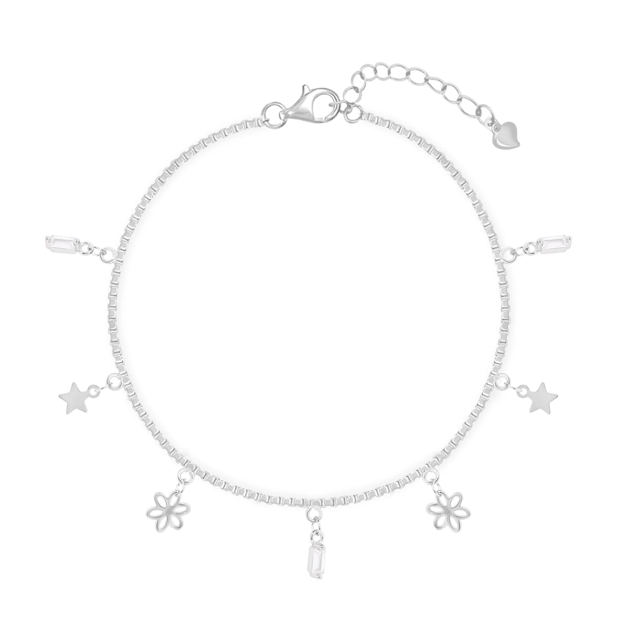 Dangle Charm Silver Bracelet - Image 6