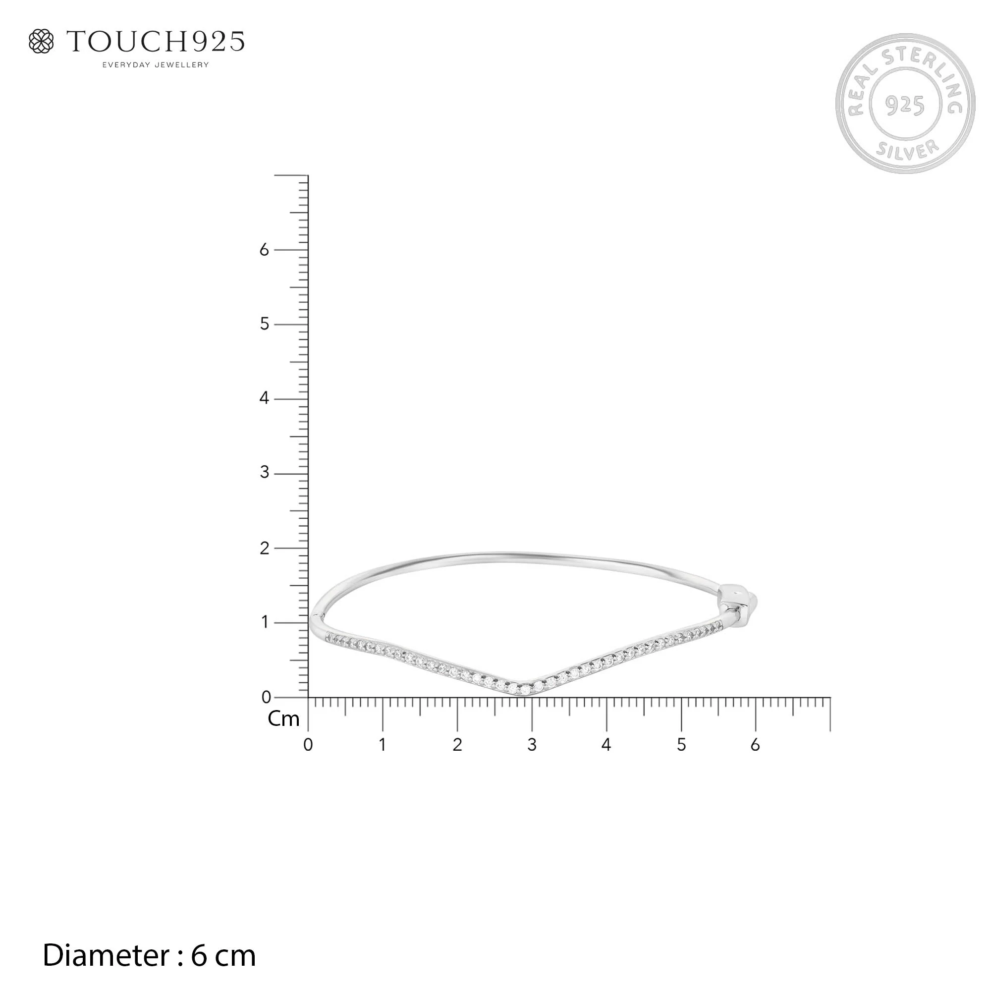Diadem Crest Silver Kada - Image 12