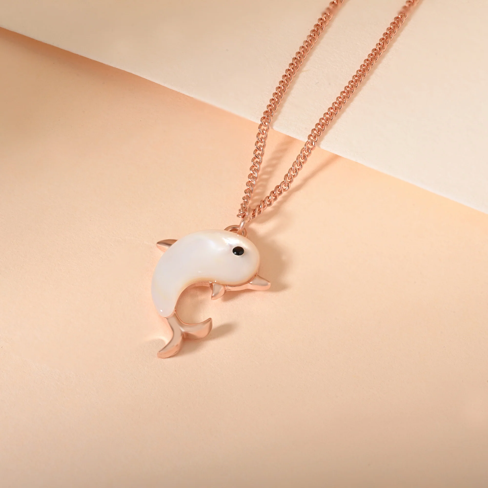 Dolphin Pendant Necklace - Image 2
