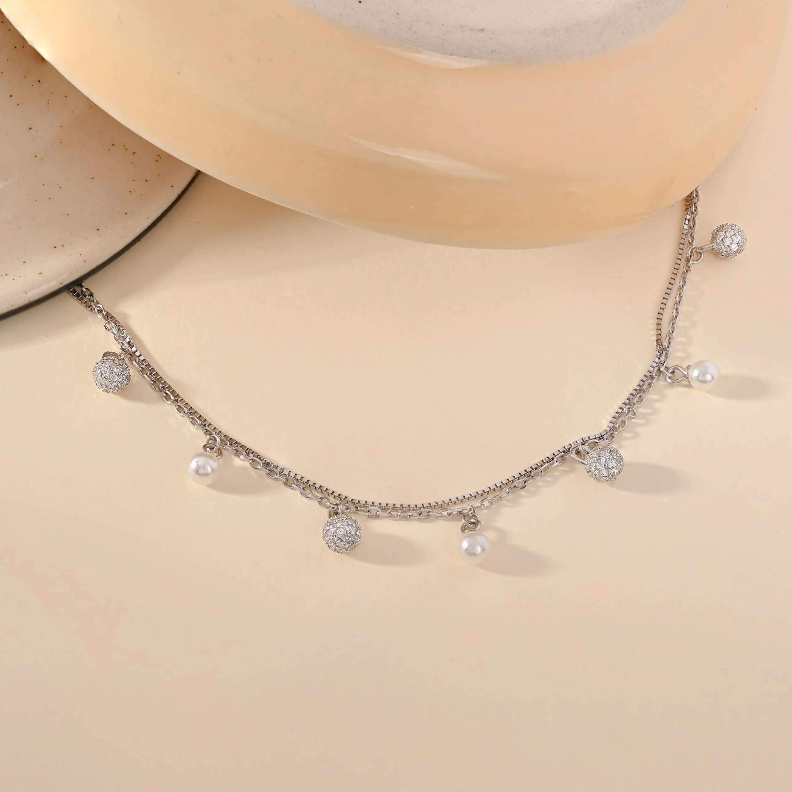 Double Layered Charm Bracelet - Image 8
