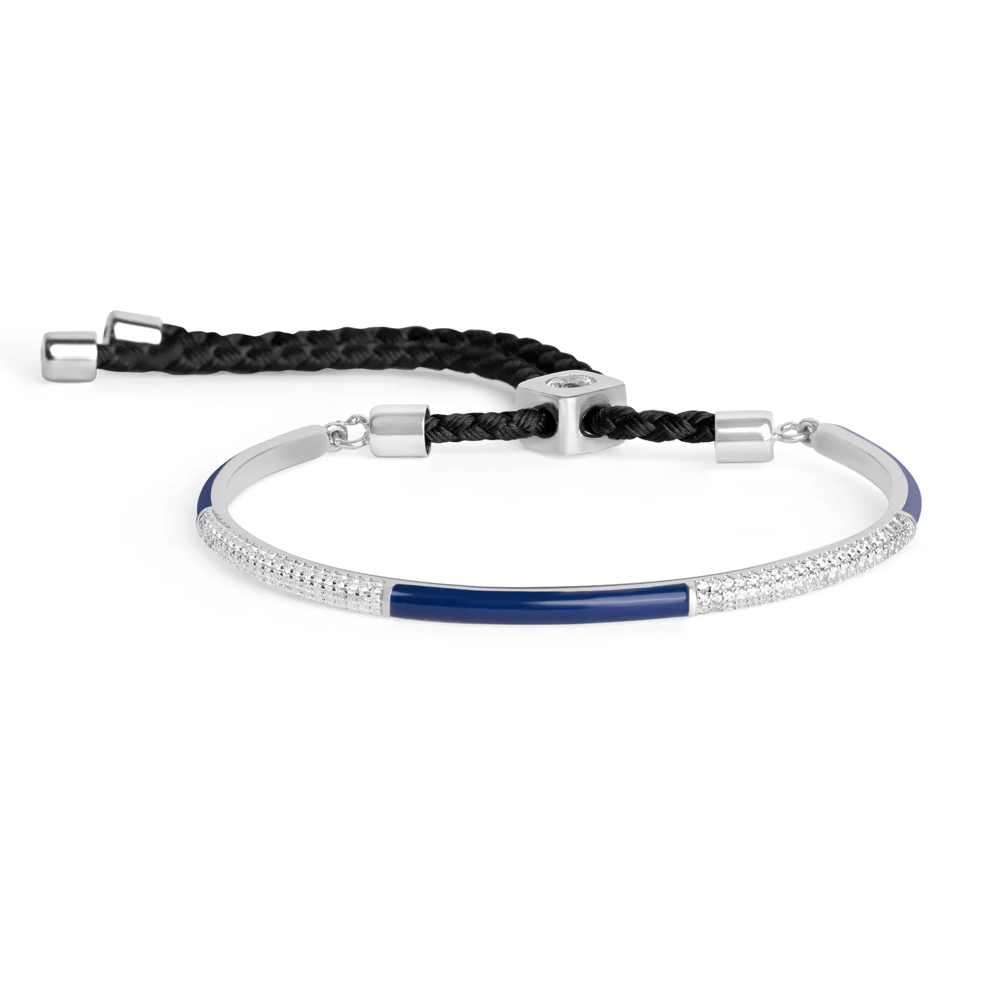 Dual Accent Silver Bracelet - Image 6
