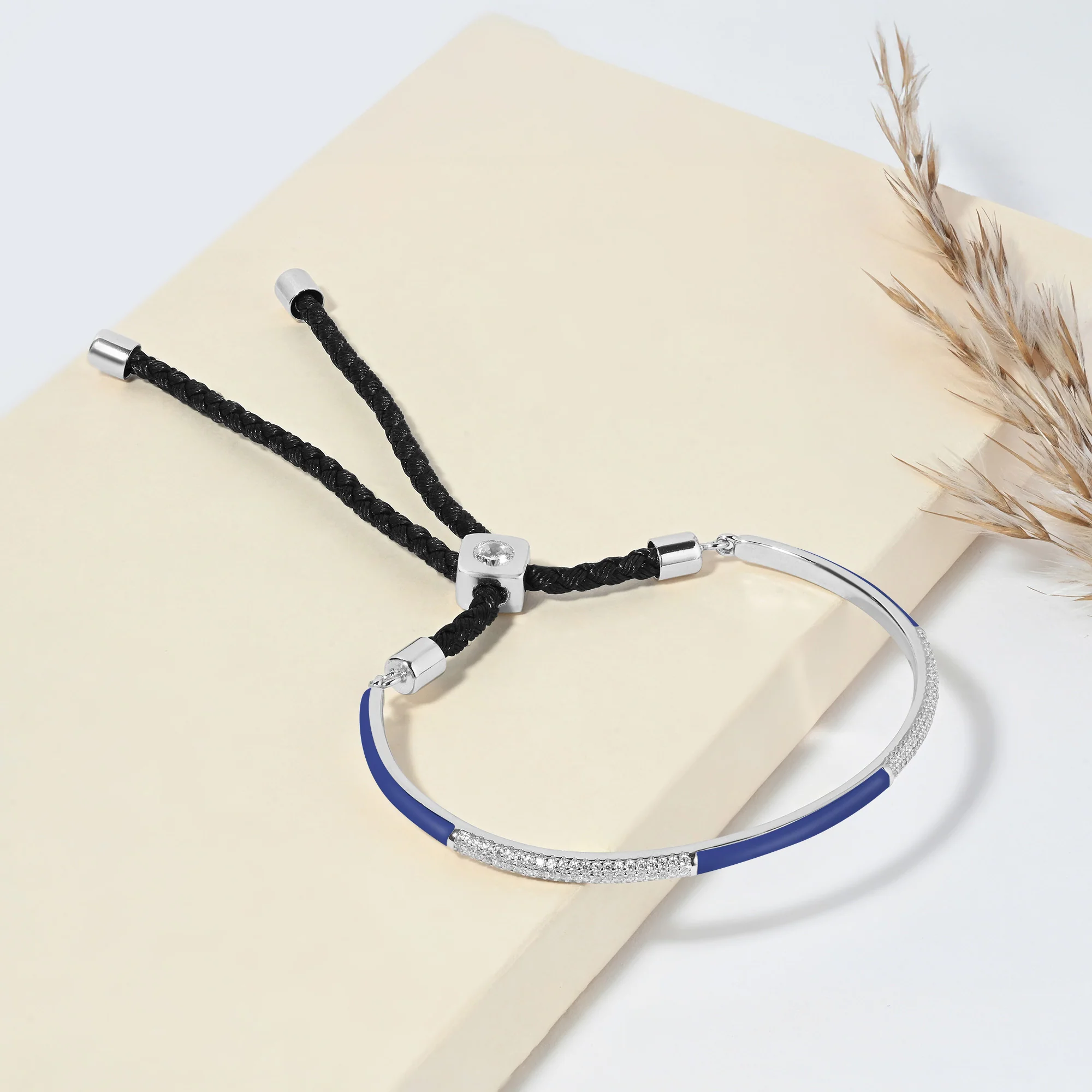 Dual Accent Silver Bracelet - Image 8
