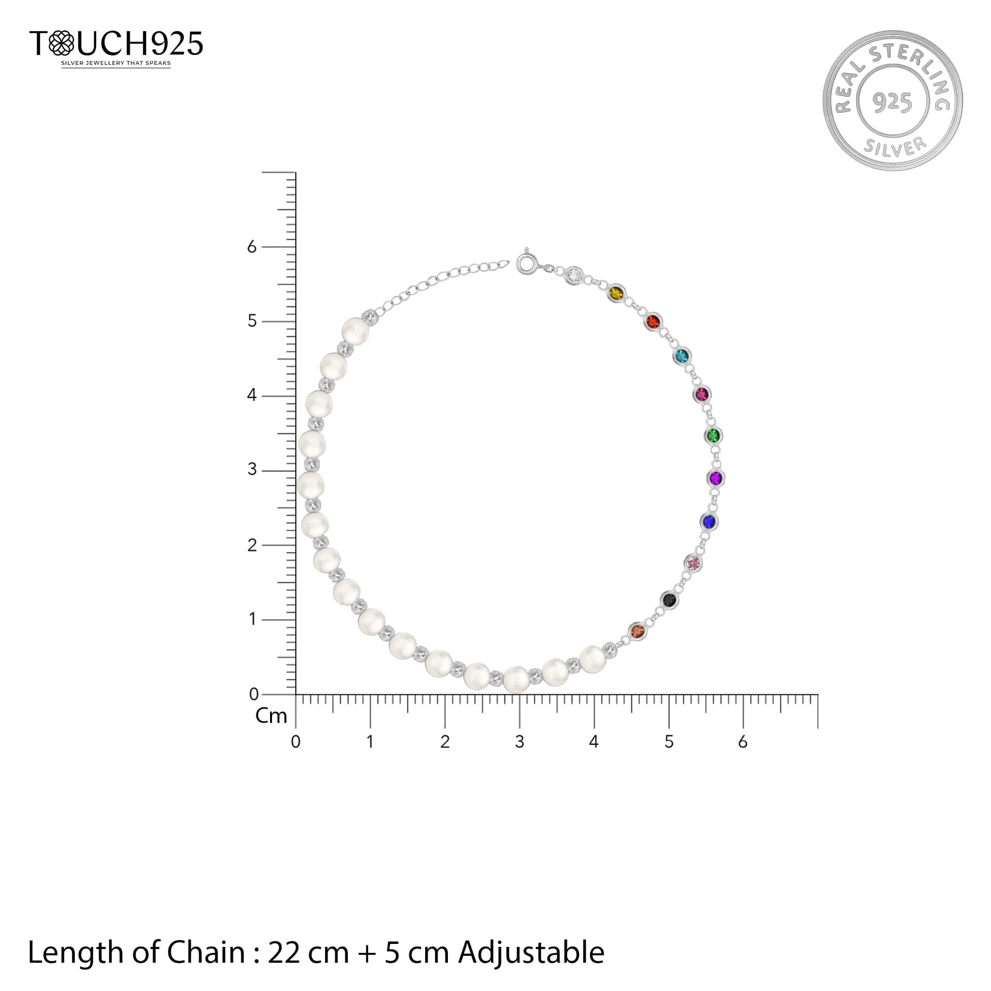 Dual-Style Pearl Anklet - Image 10