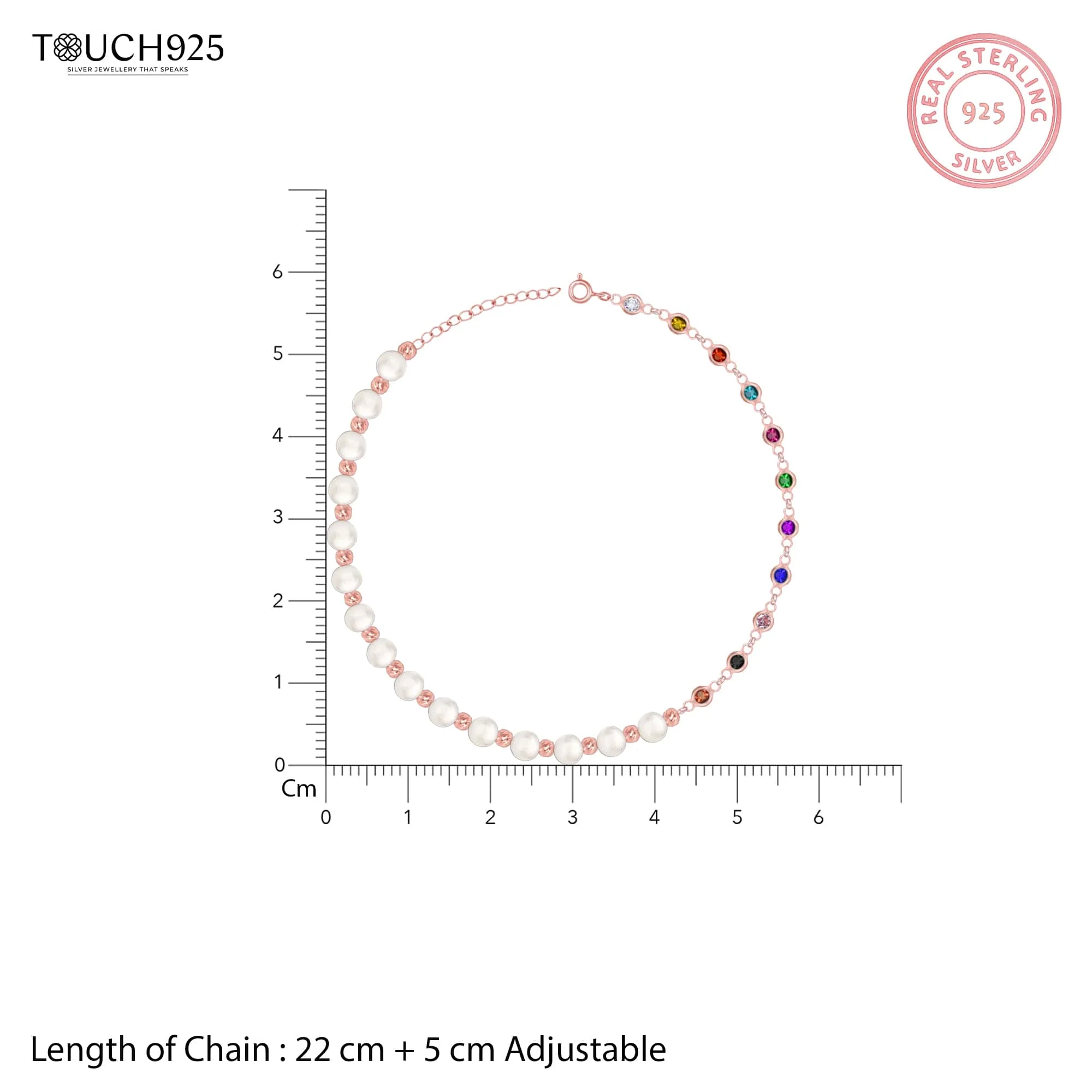 Dual-Style Pearl Anklet - Image 5