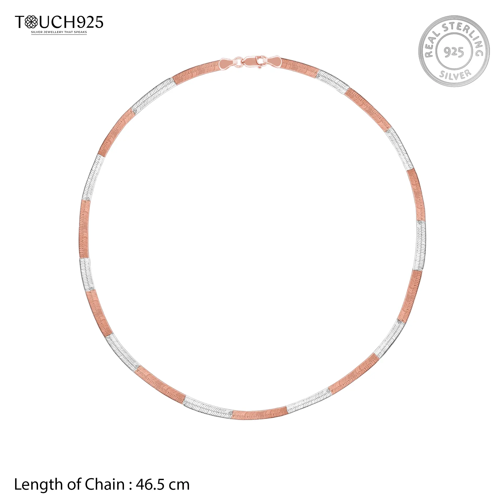 Dual Tone Curb Link Chunky Chain - Image 4