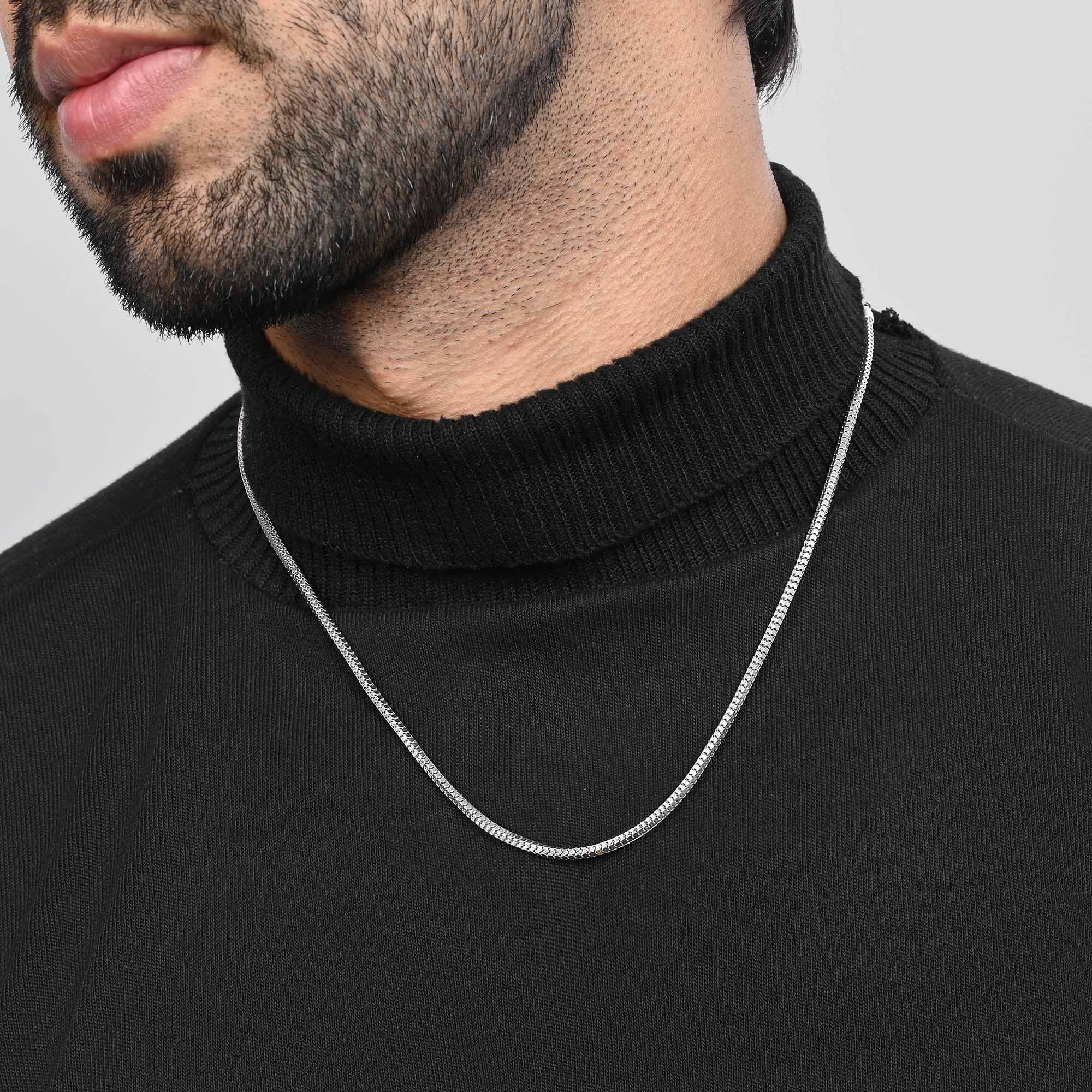 Dune Mesh Silver Chain - Image 2