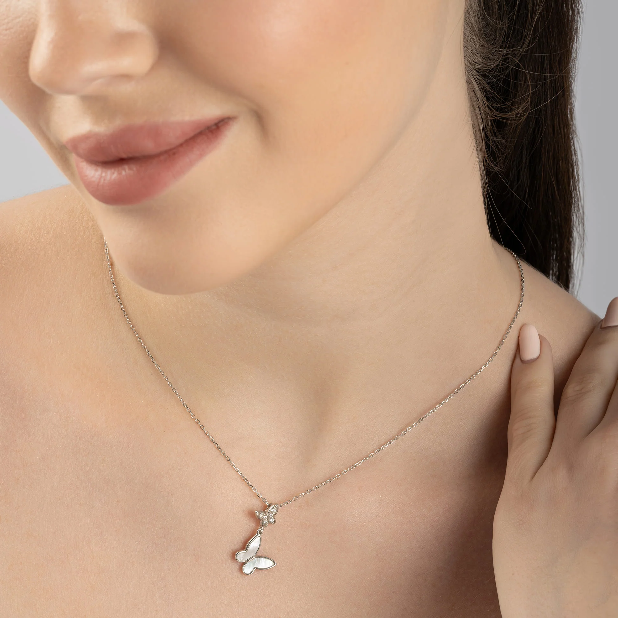 Duo Butterfly Necklace