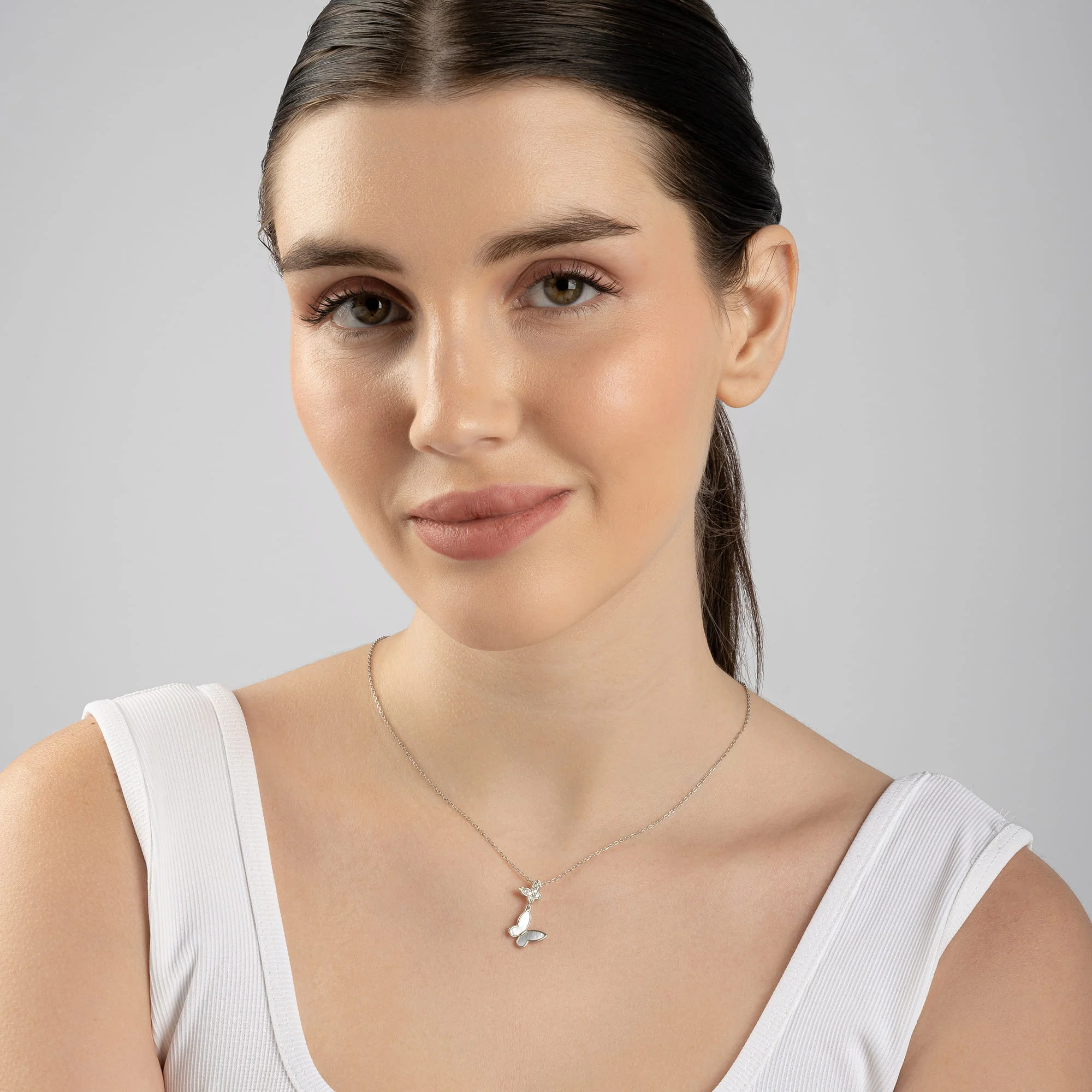 Duo Butterfly Necklace - Image 5
