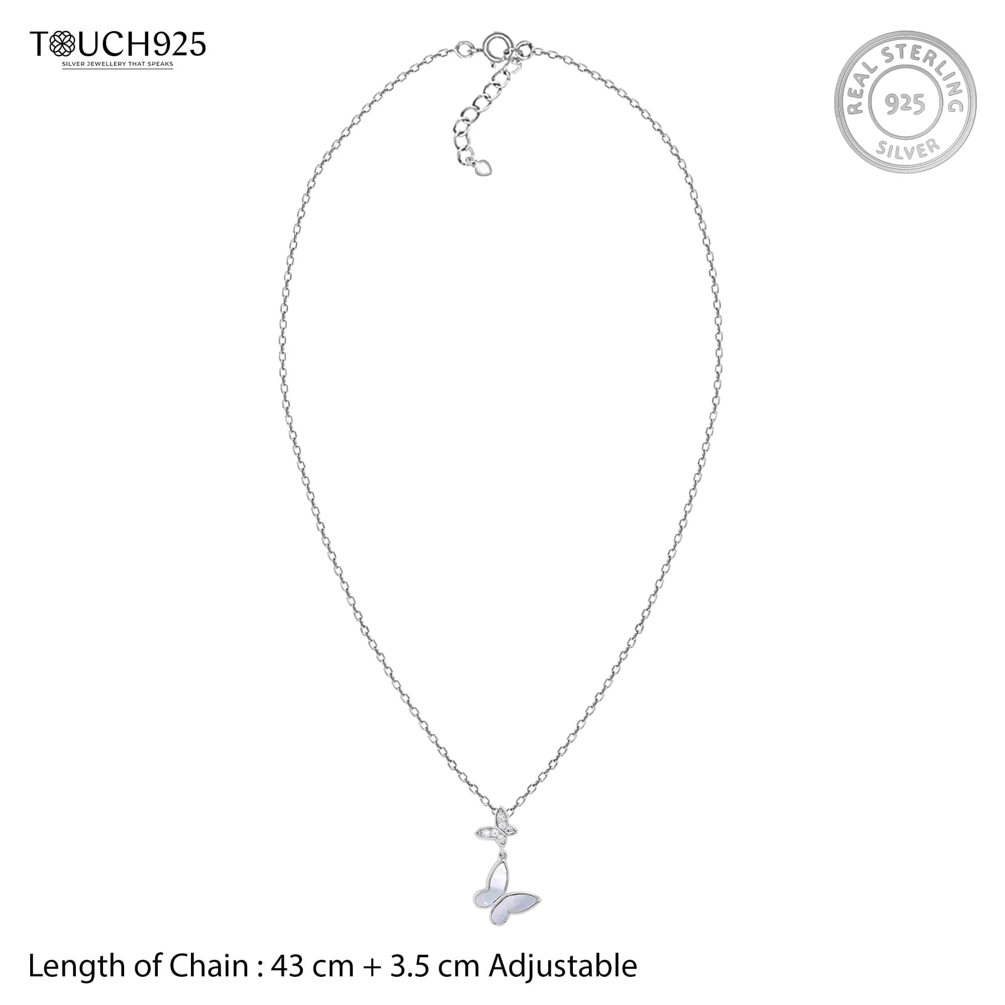 Duo Butterfly Necklace - Image 6